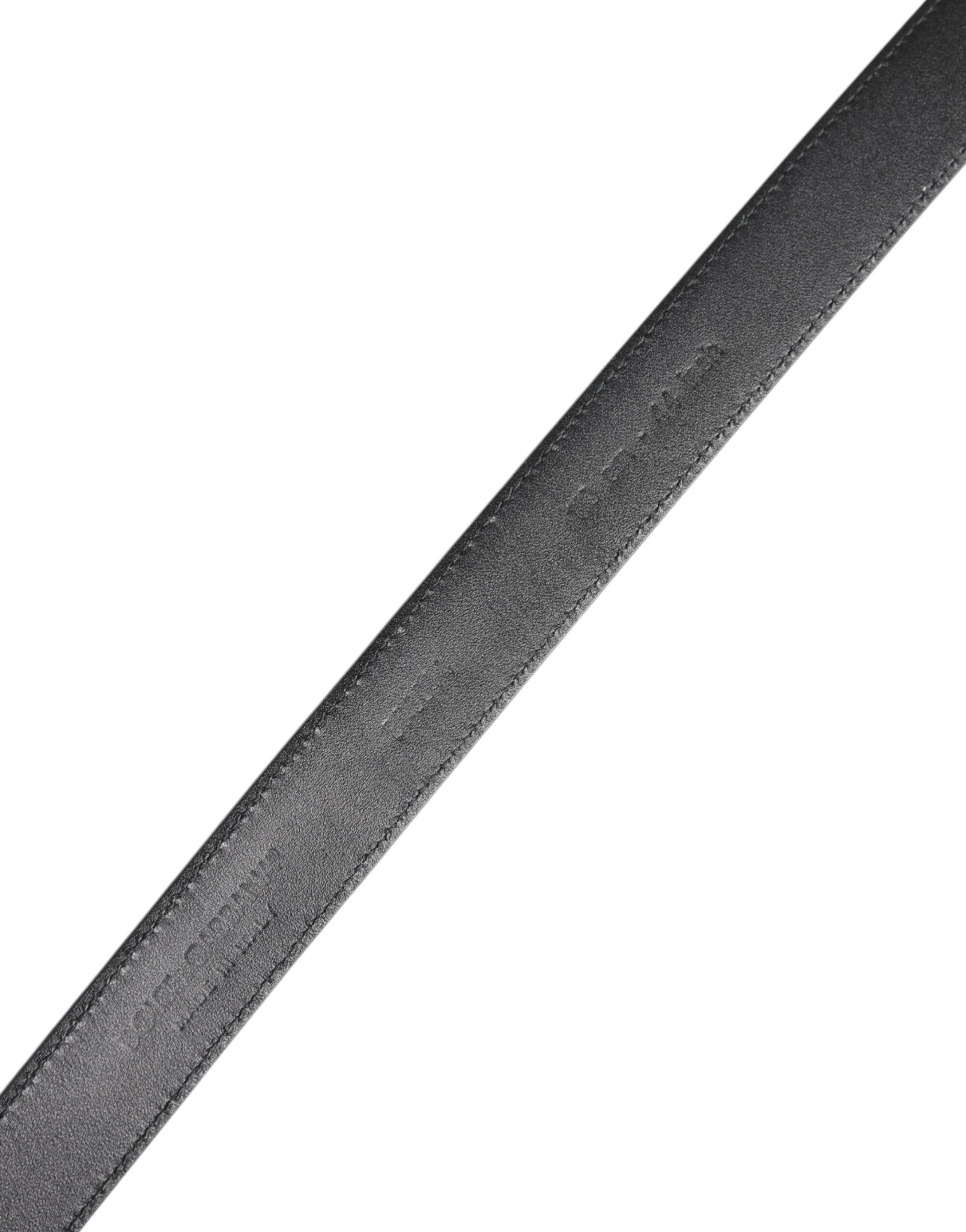 Calf Leather Classic Metal Buckle Men's Belt - Dolce & Gabbana - Modalova