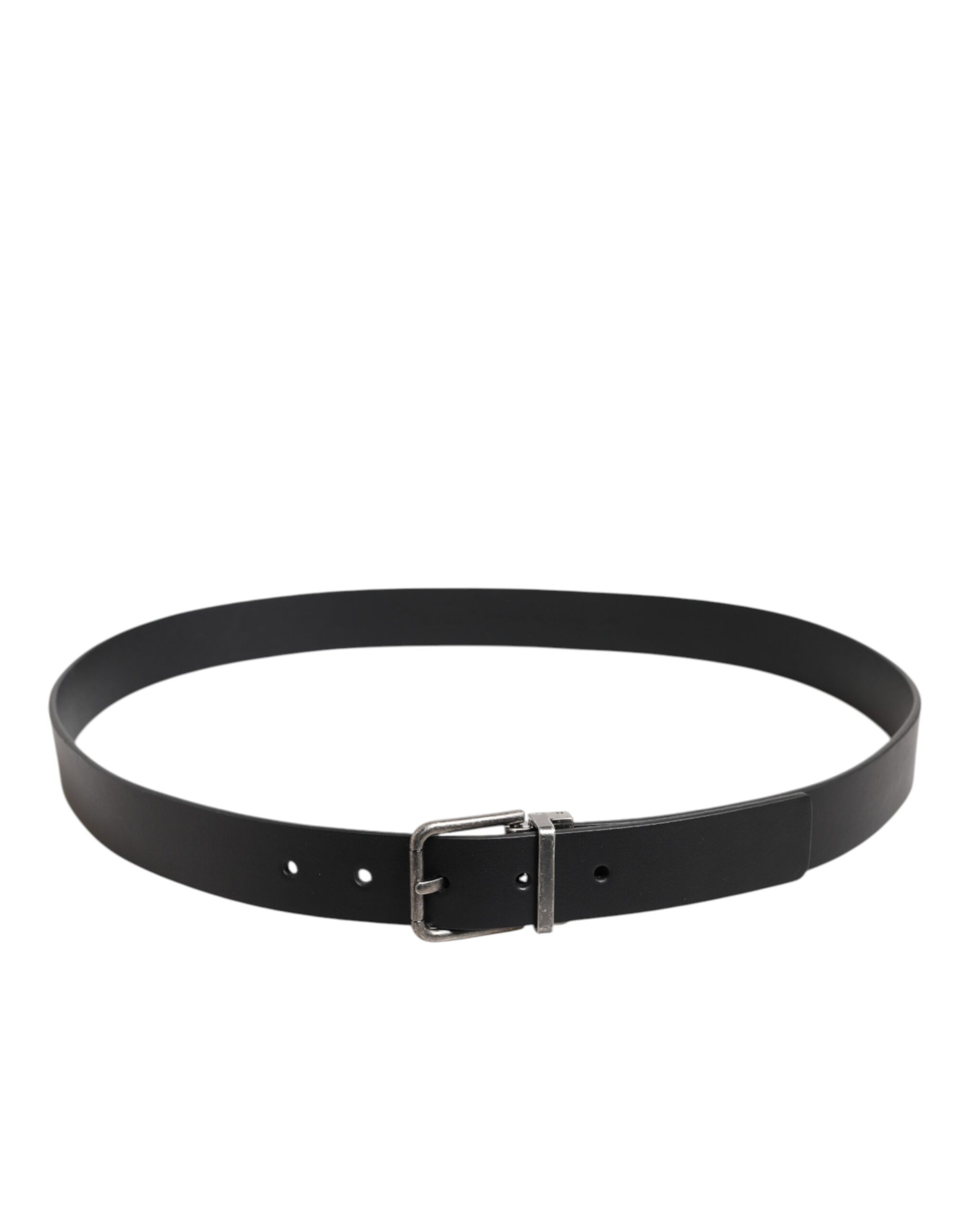 Classic Leather Metal Buckle Men's Belt - Dolce & Gabbana - Modalova