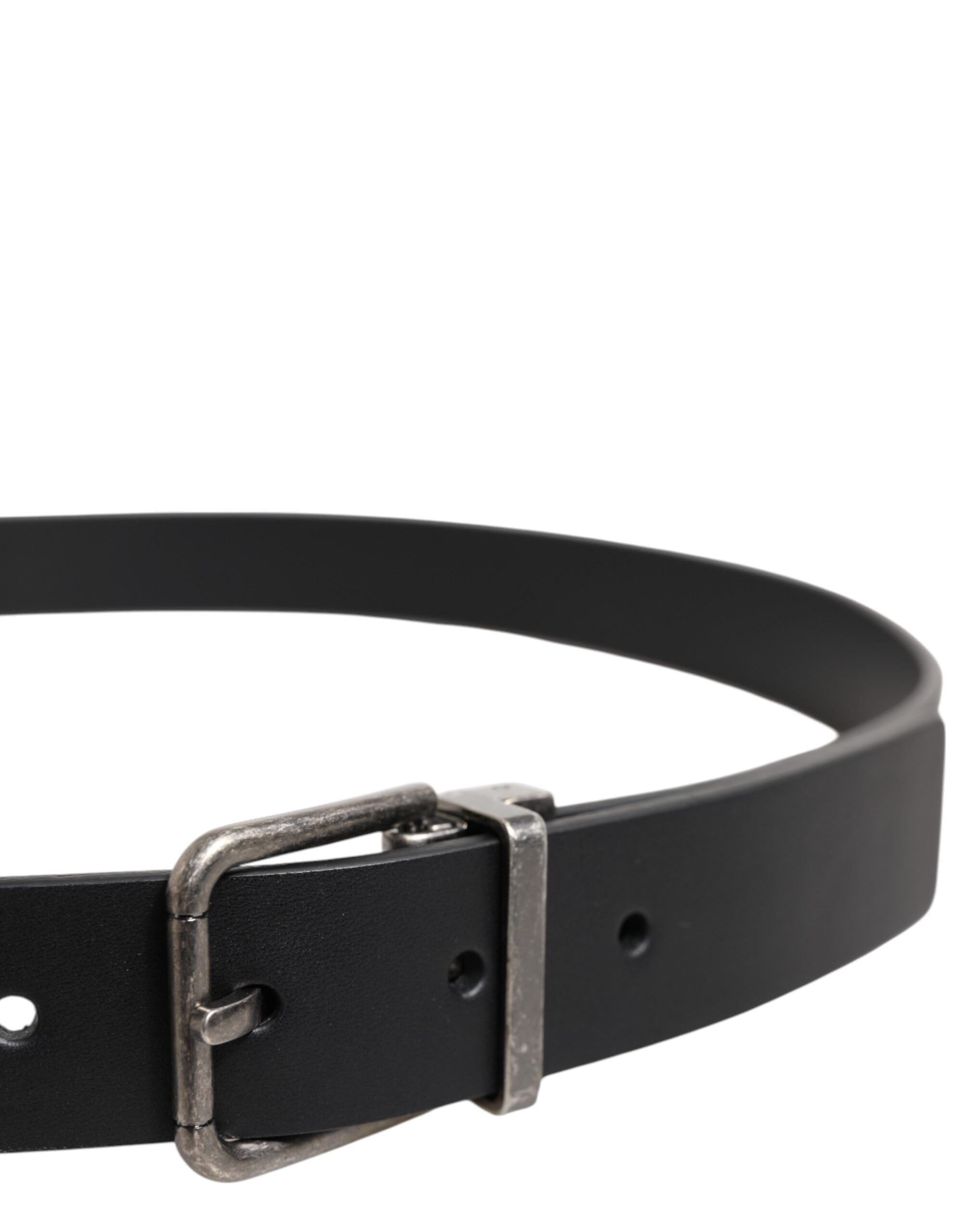 Classic Leather Metal Buckle Men's Belt - Dolce & Gabbana - Modalova