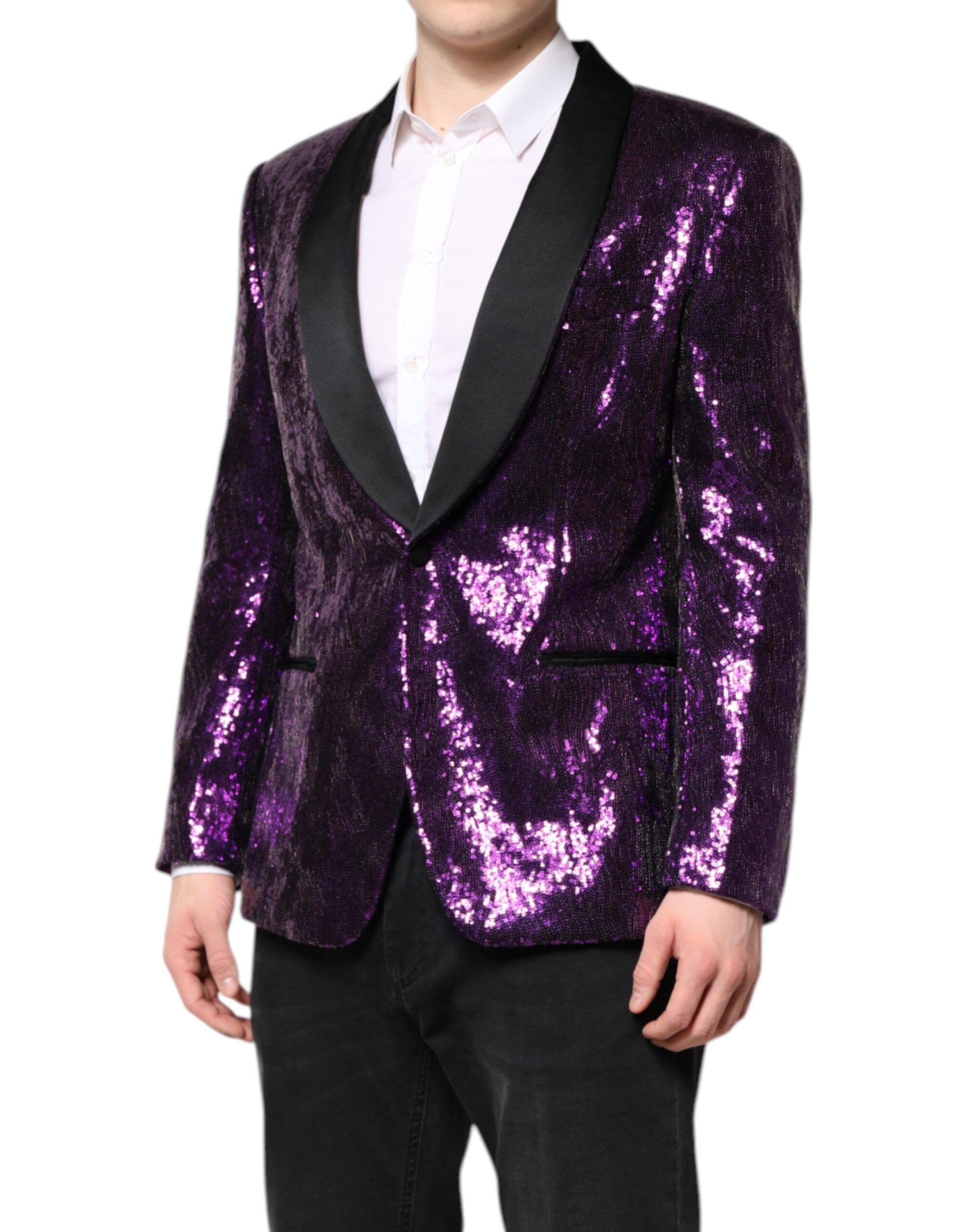 SICILIA Sequin Embellish Coat Men's Jacket - Dolce & Gabbana - Modalova