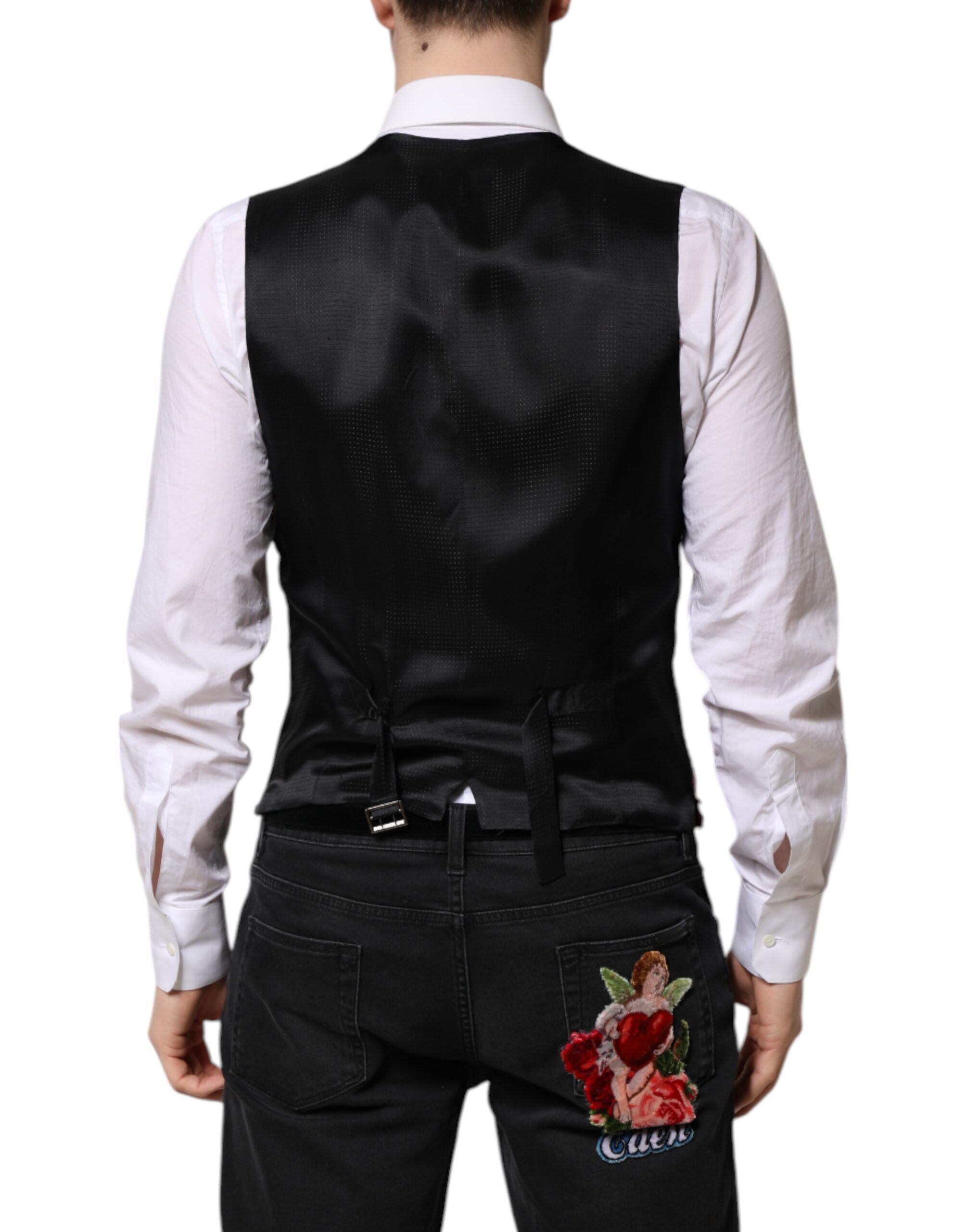 Sequined Dress Formal Men Waistcoat Men's Vest - Dolce & Gabbana - Modalova