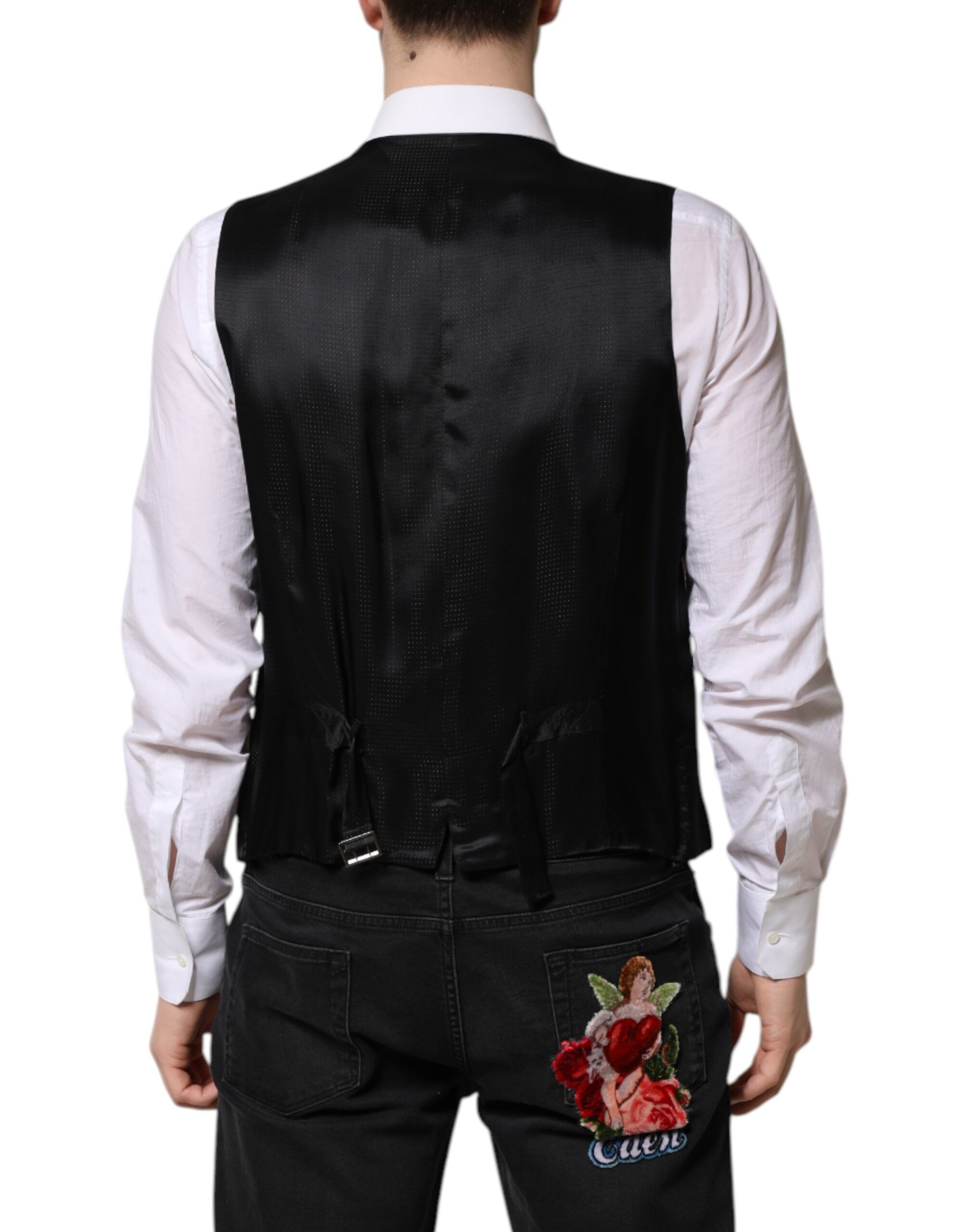 Sequined Dress Formal Waistcoat Men's Vest - Dolce & Gabbana - Modalova