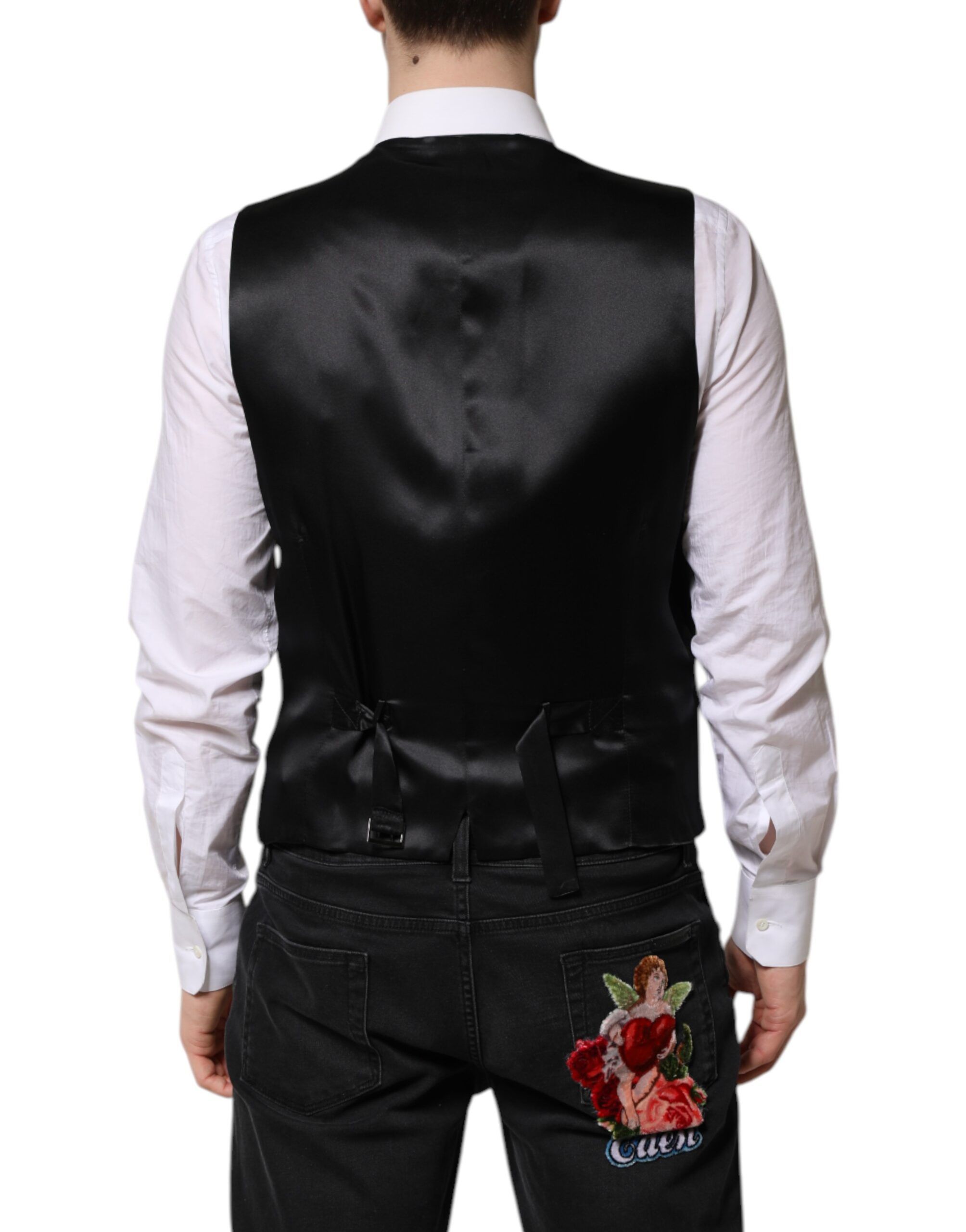 Wool Dress Formal Men Waistcoat Men's Vest - Dolce & Gabbana - Modalova