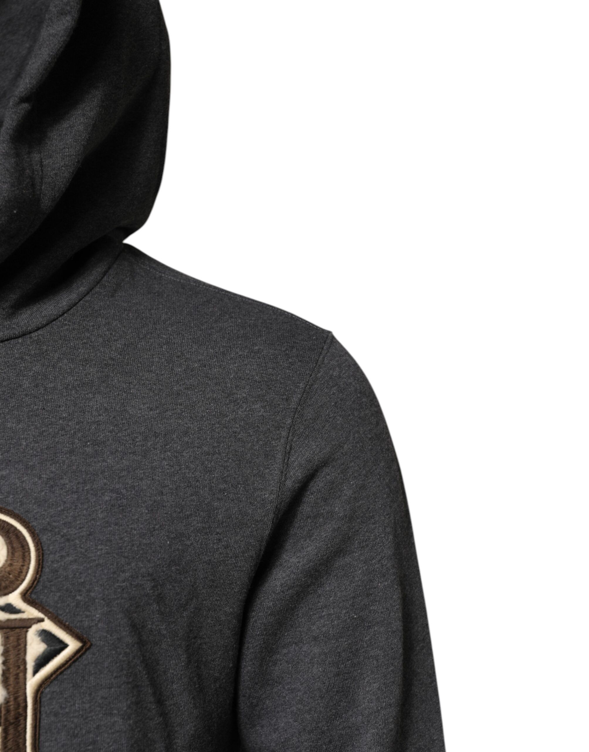 Logo Patch Hooded Sweatshirt Men's Sweater - Dolce & Gabbana - Modalova