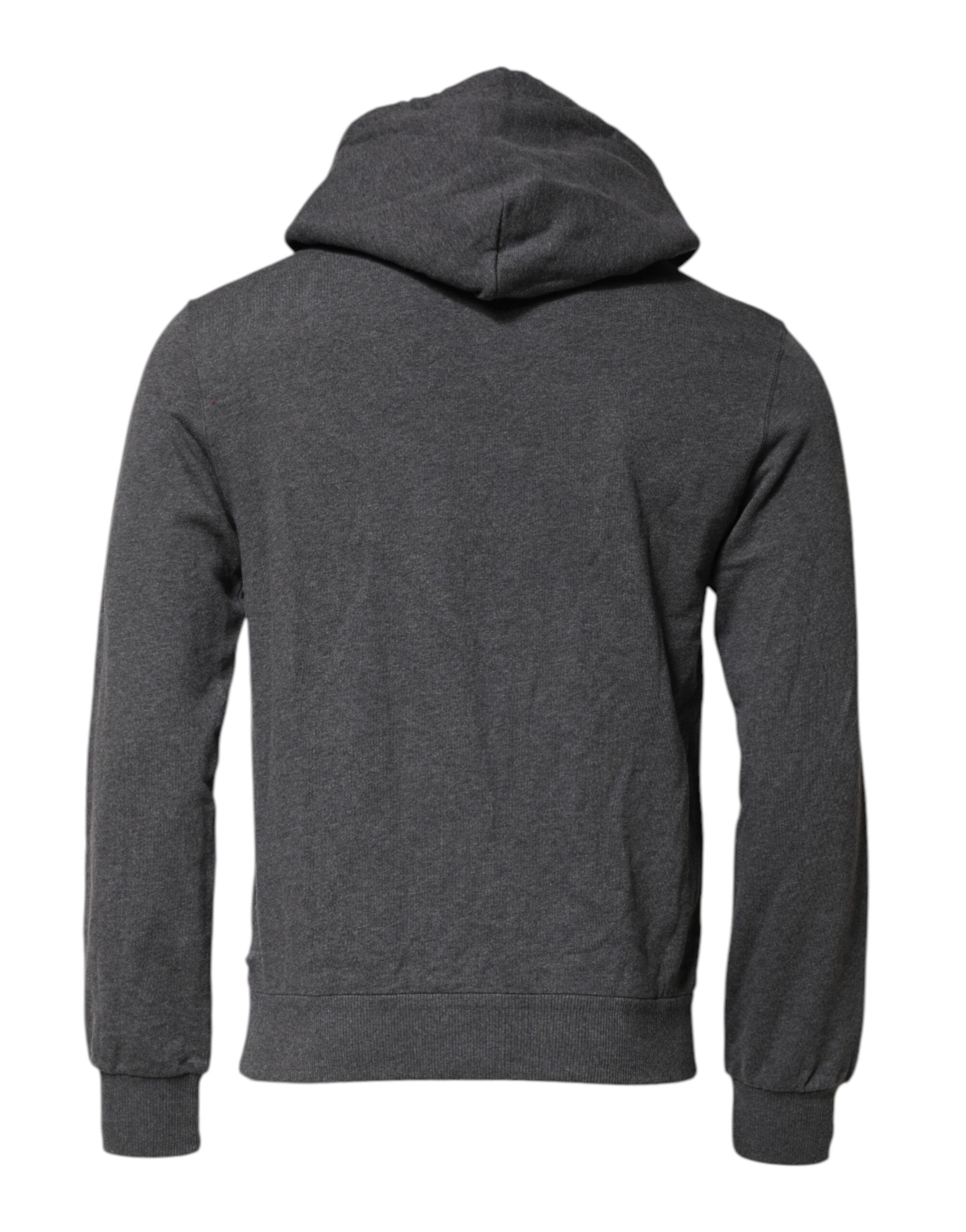Logo Patch Hooded Sweatshirt Men's Sweater - Dolce & Gabbana - Modalova