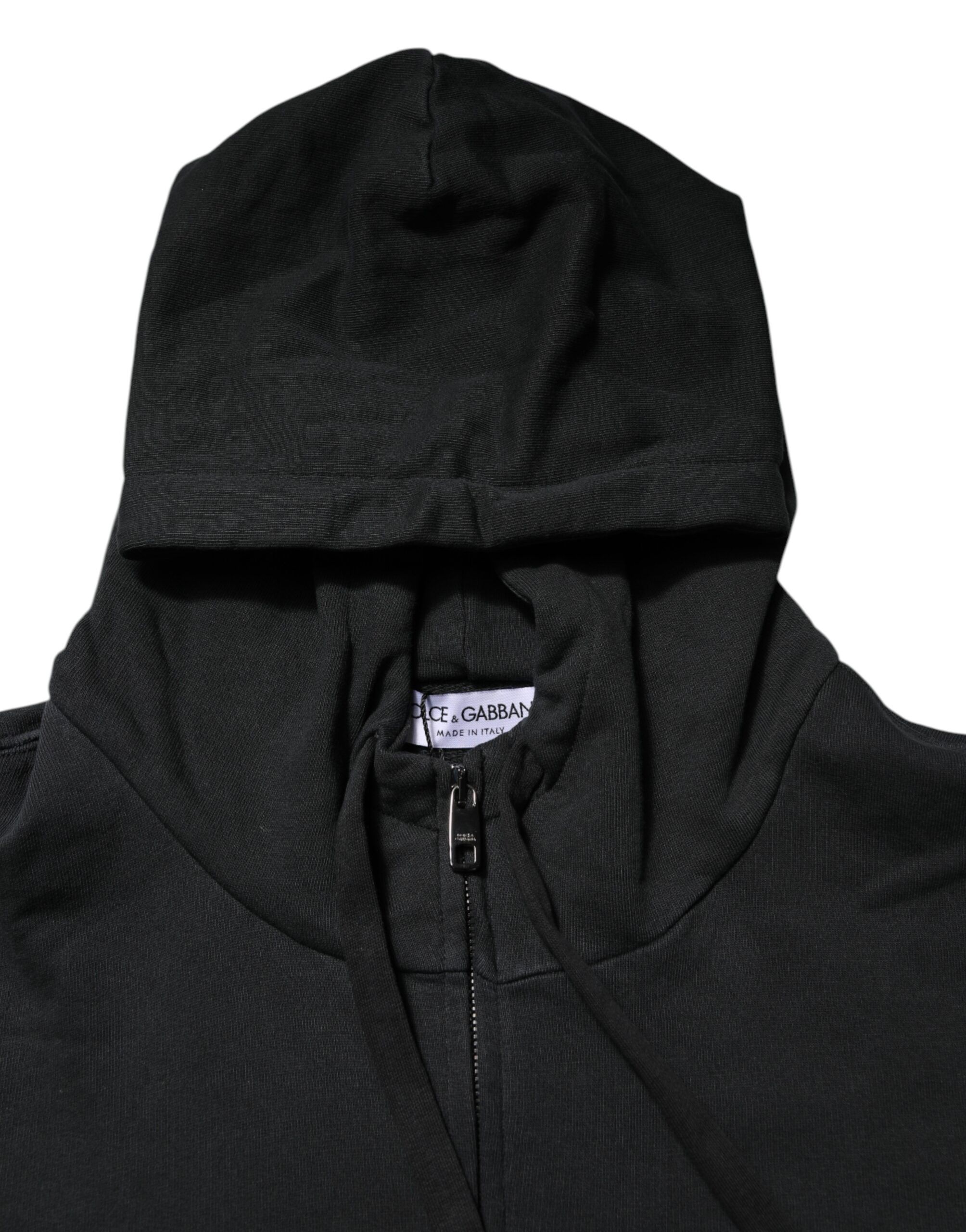 Logo Full Zip Hooded Men Sweatshirt Men's Sweater (Pre-Owned) - Dolce & Gabbana - Modalova