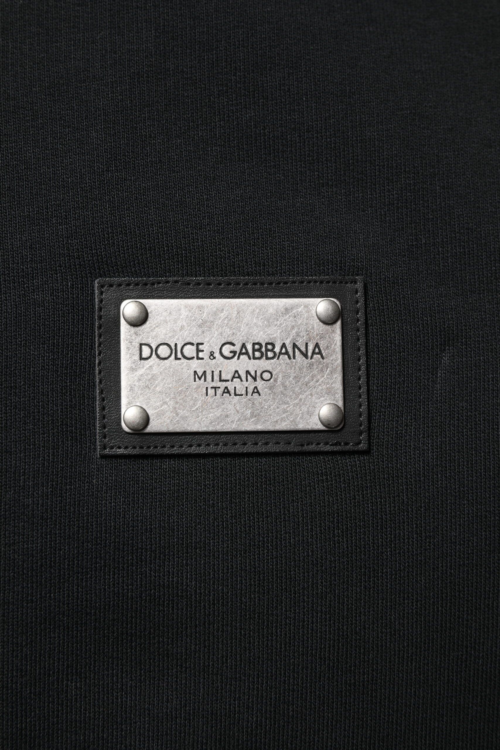 Logo Full Zip Hooded Men Sweatshirt Men's Sweater - Dolce & Gabbana - Modalova