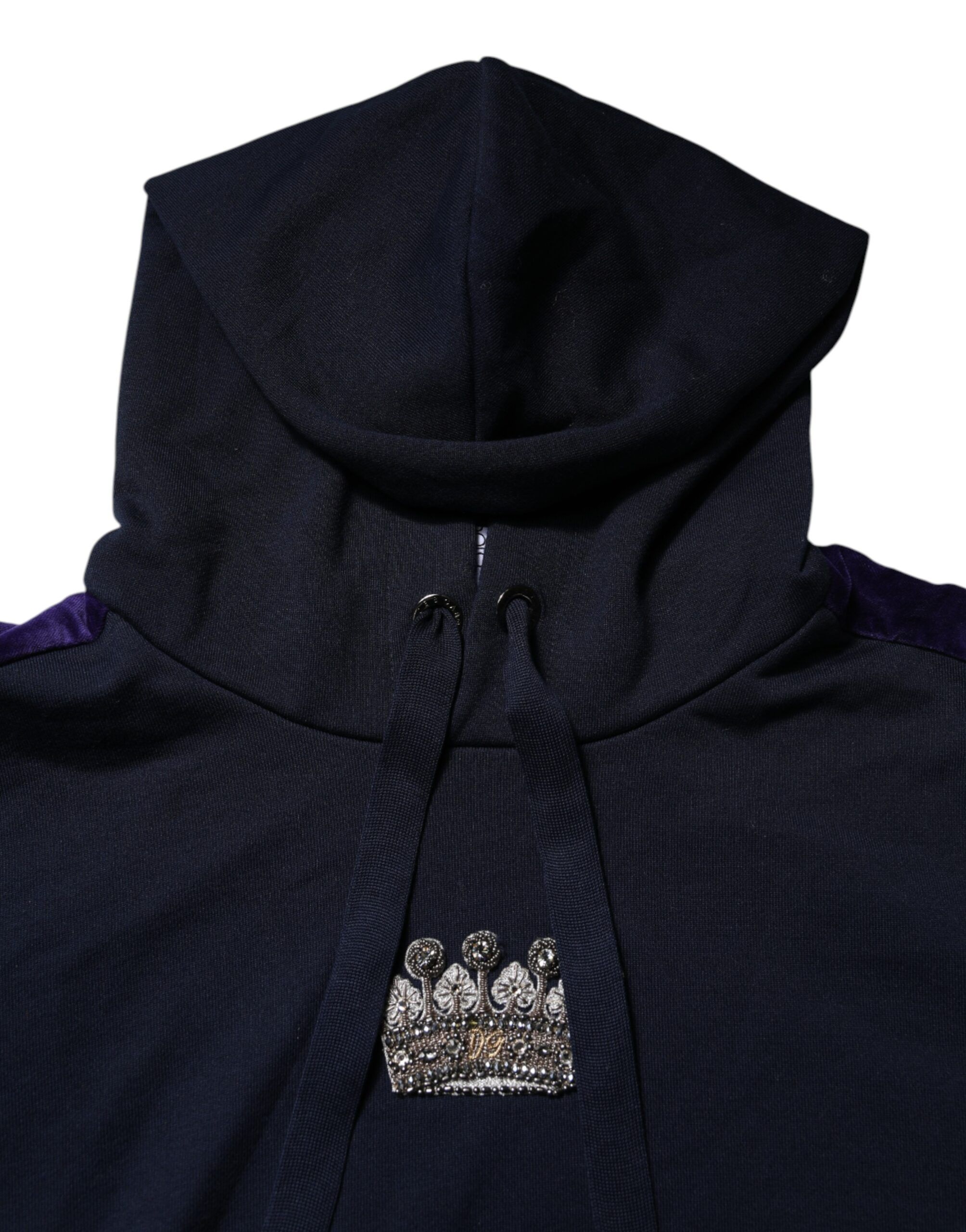 Crown Cotton Hooded Sweatshirt Men's Sweater - Dolce & Gabbana - Modalova