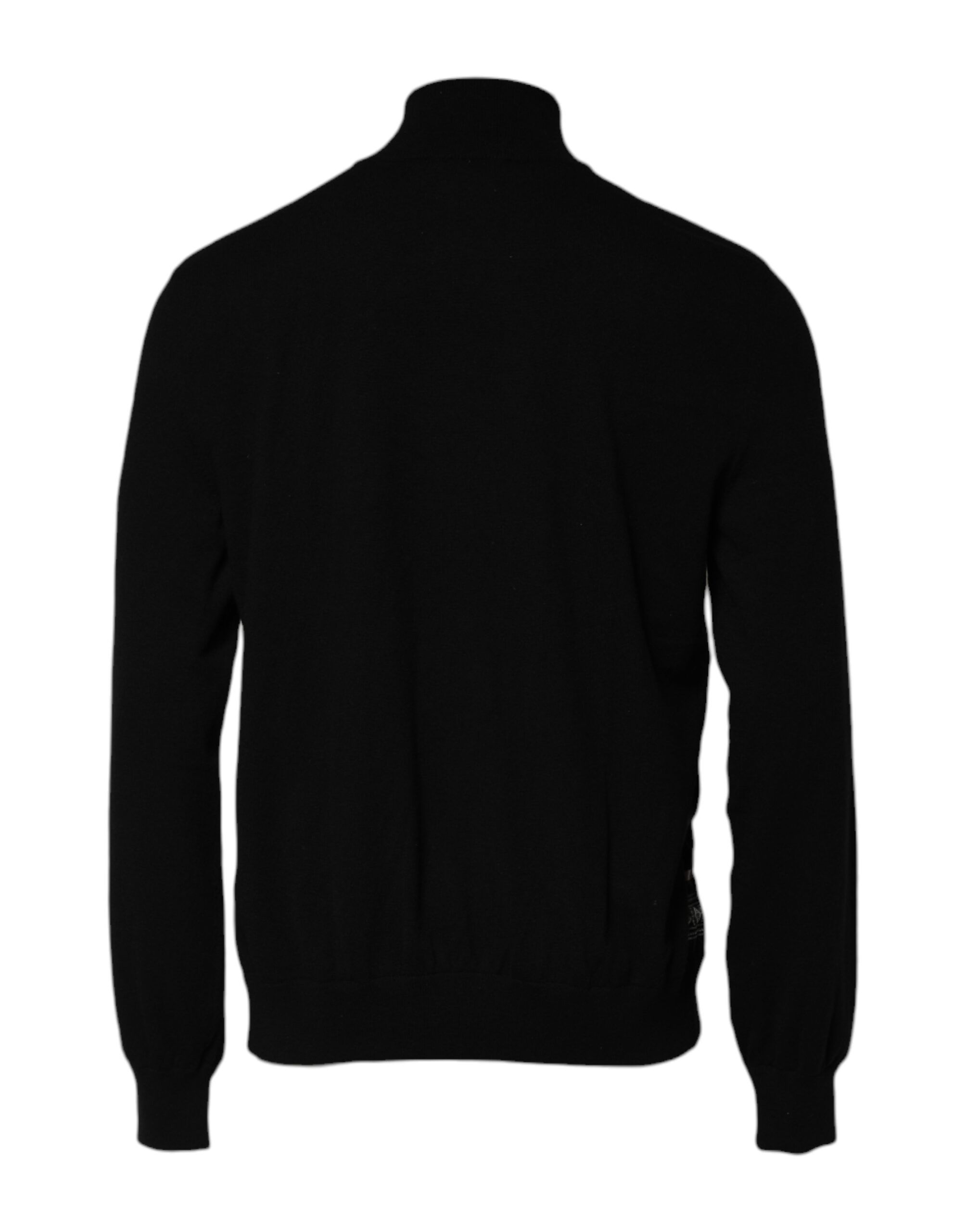 Black White Bandana Print Full Zip Men's Sweater - Dolce & Gabbana - Modalova