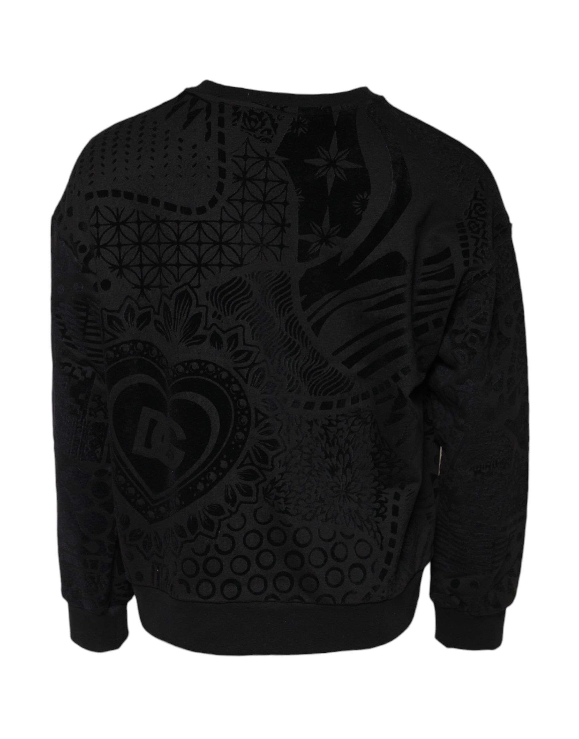 Printed Crew Neck Sweatshirt Men's Sweater - Dolce & Gabbana - Modalova