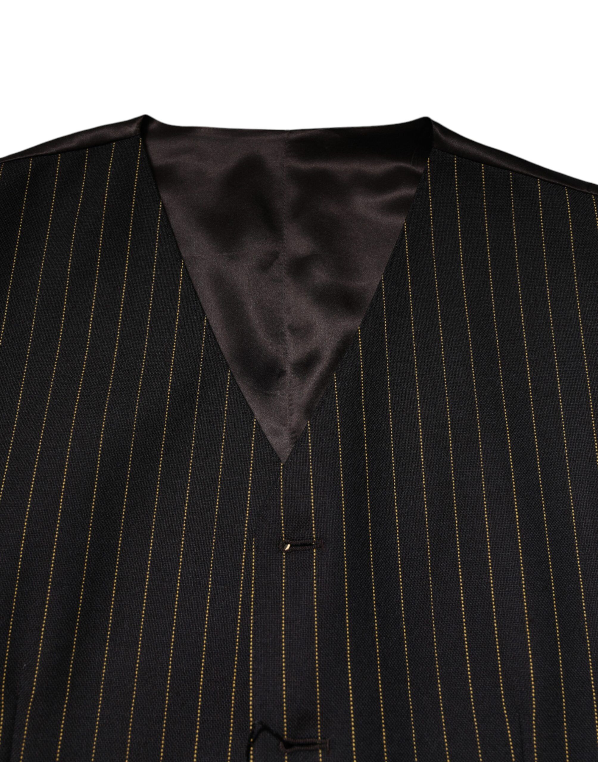 Stripes Wool Formal Men Waistcoat Men's Vest - Dolce & Gabbana - Modalova