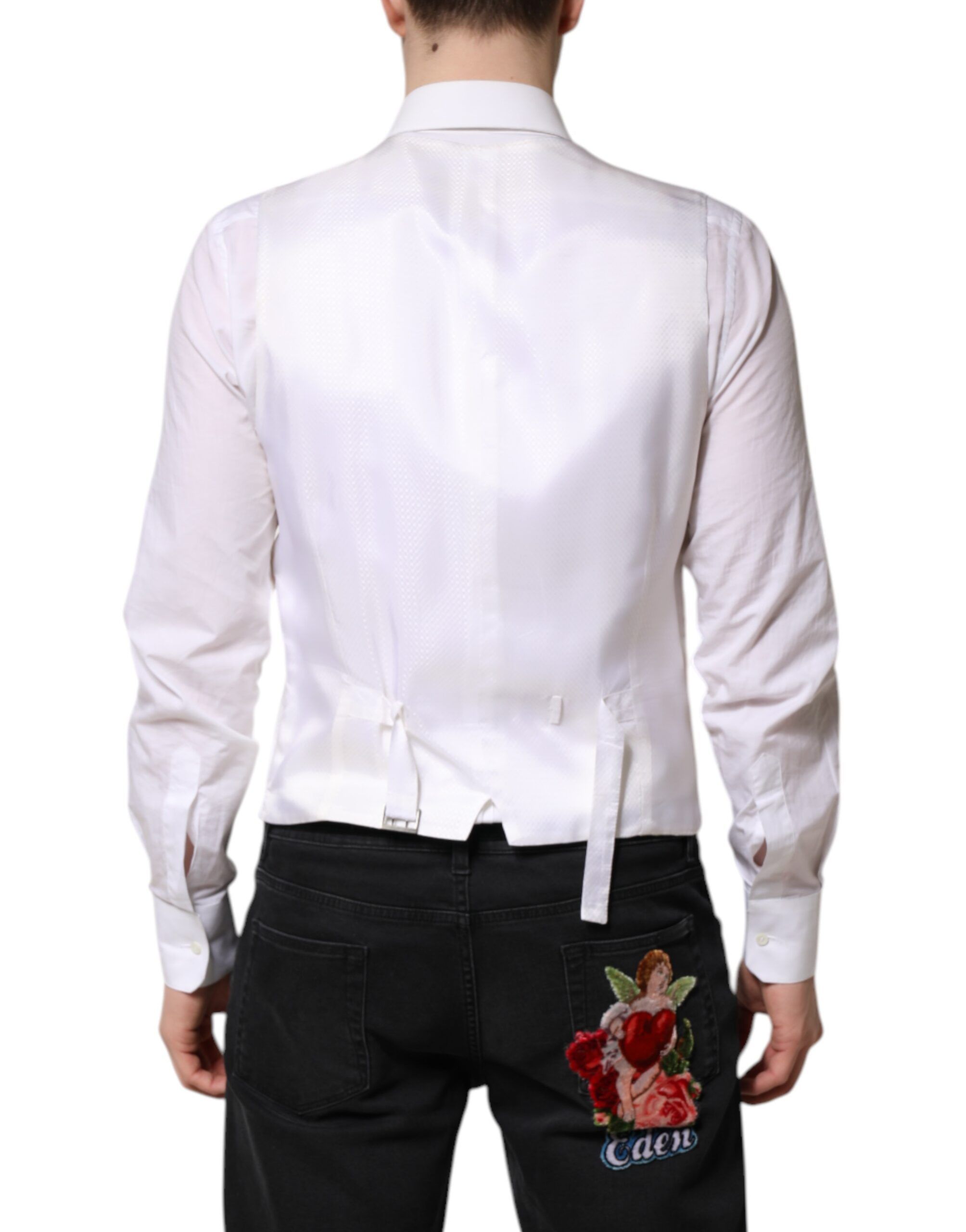 Sequined Dress Formal Waistcoat Men's Vest - Dolce & Gabbana - Modalova