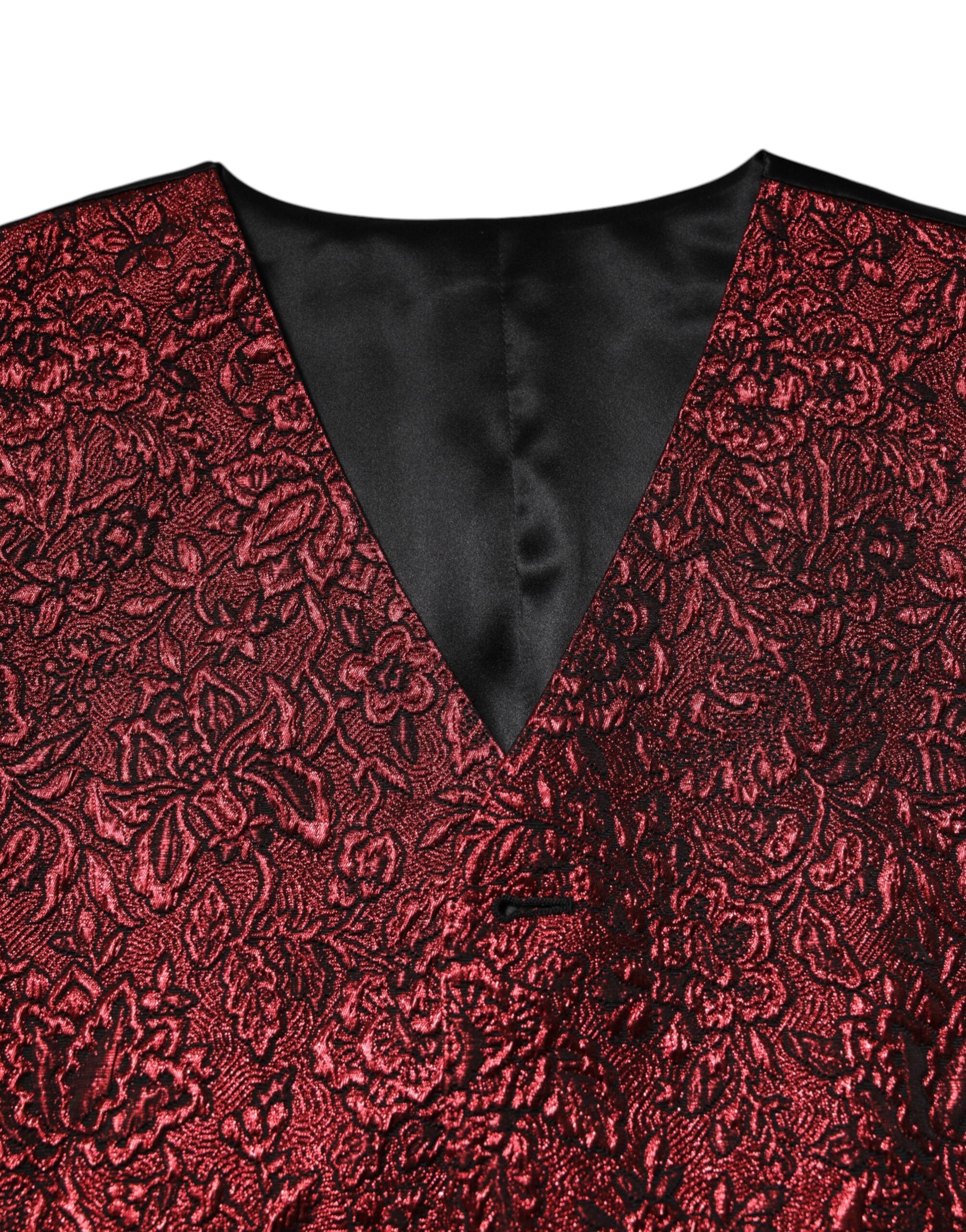 Floral Brocade Formal Men Waistcoat Men's Vest - Dolce & Gabbana - Modalova