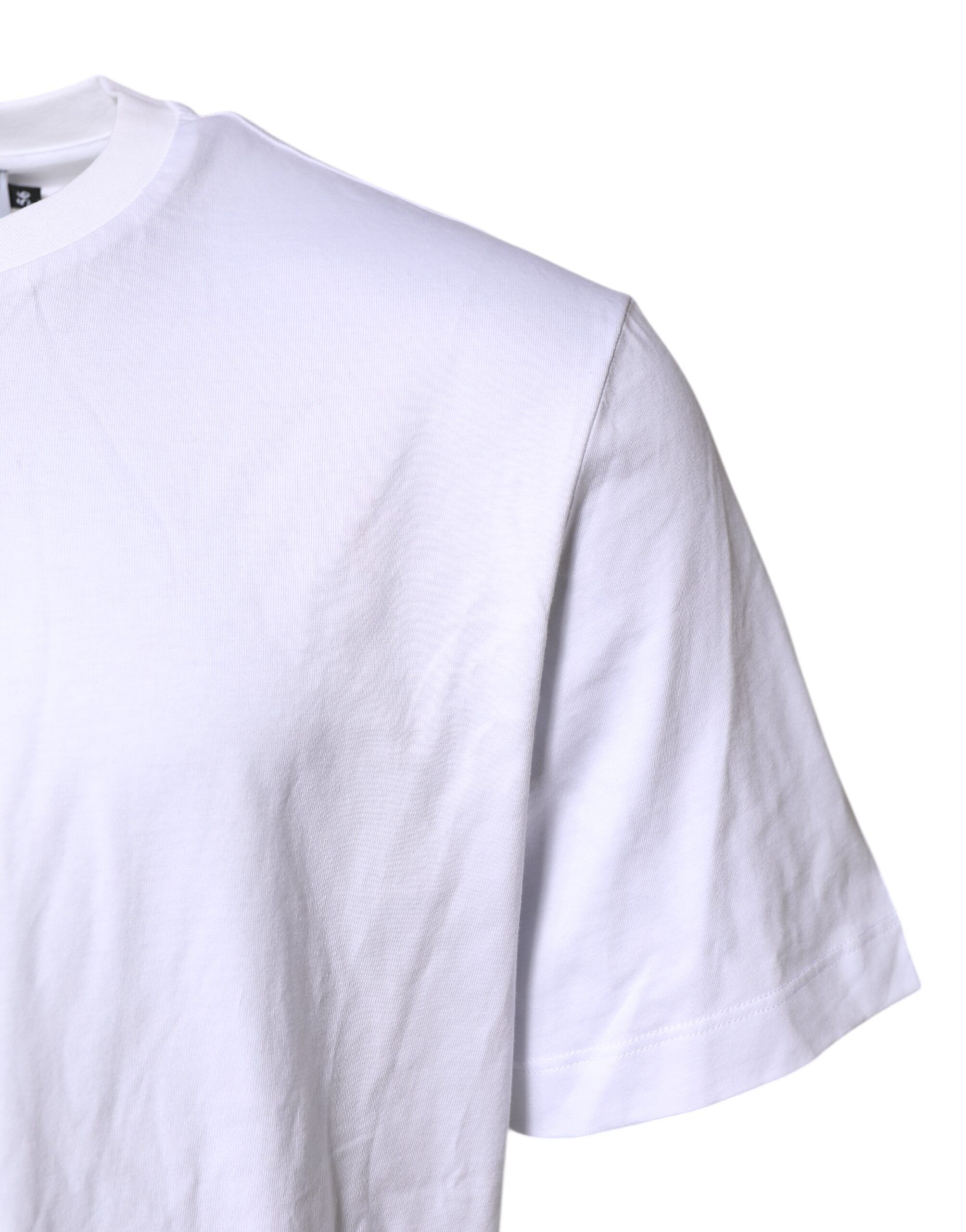 Logo Embroidery Crew Neck Men's T-shirt (Pre-Owned) - Dolce & Gabbana - Modalova