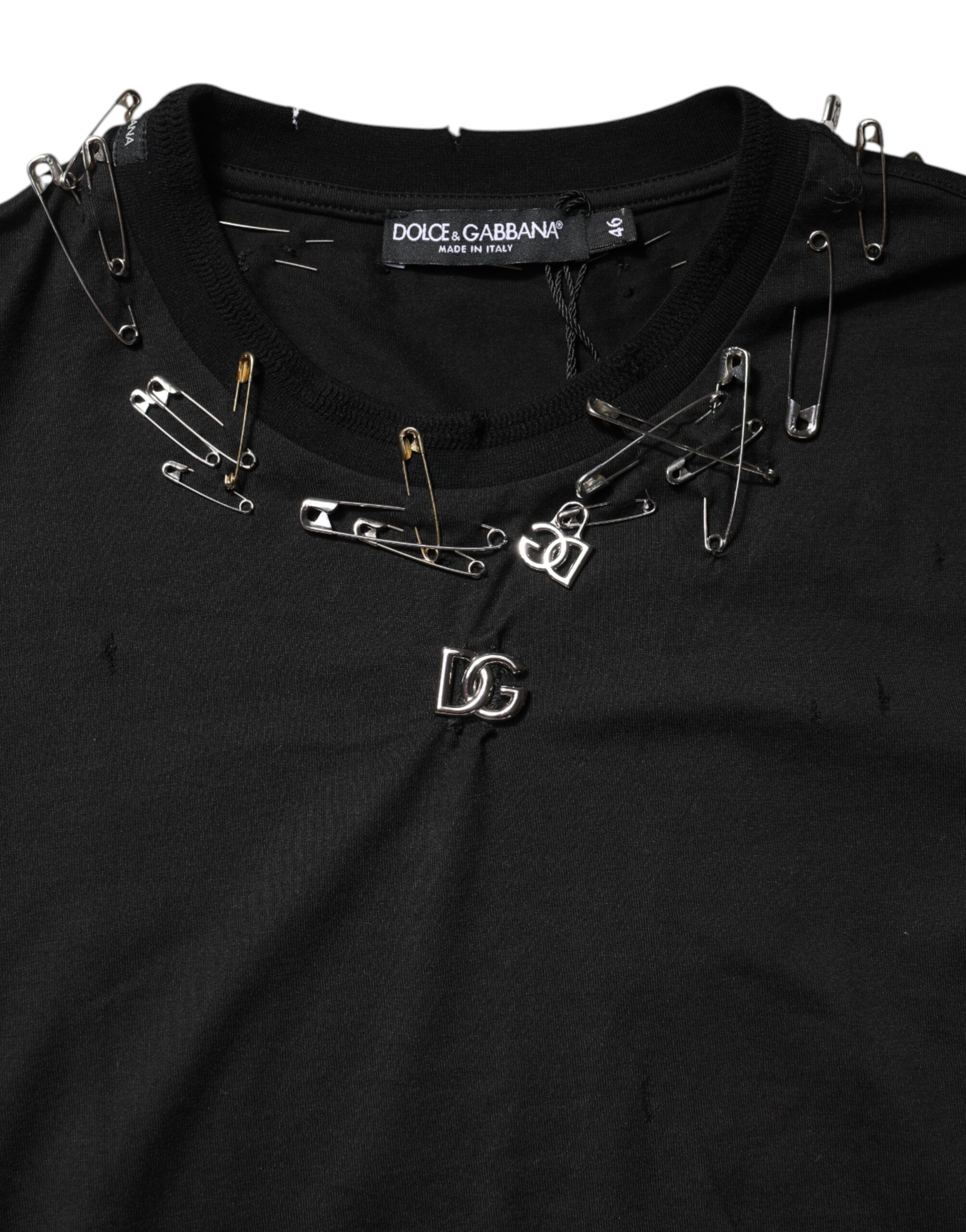 Logo Embellish Short Sleeves Men's T-shirt (Pre-Owned) - Dolce & Gabbana - Modalova
