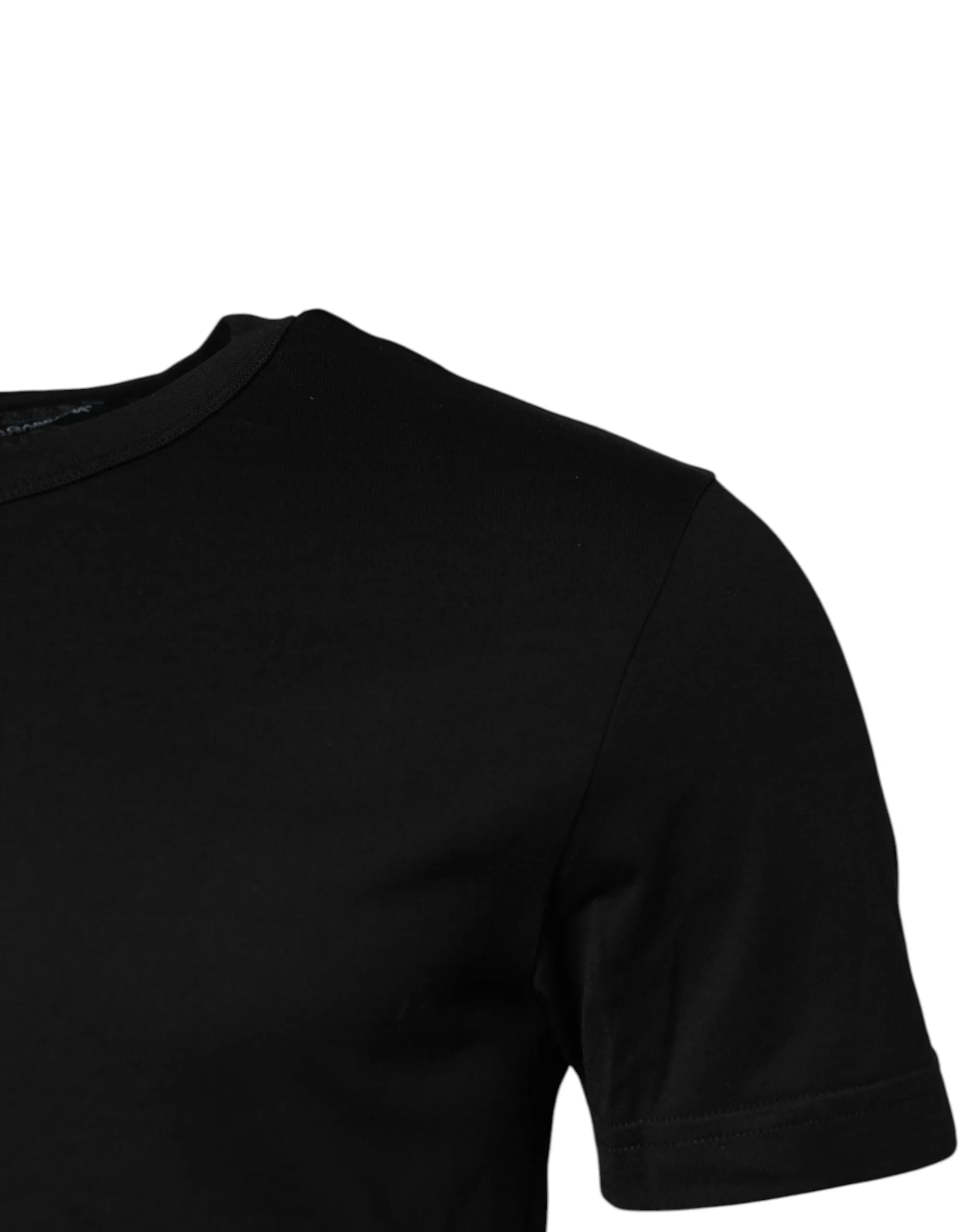Cotton Short Sleeves Round Neck Men's T-shirt - Dolce & Gabbana - Modalova