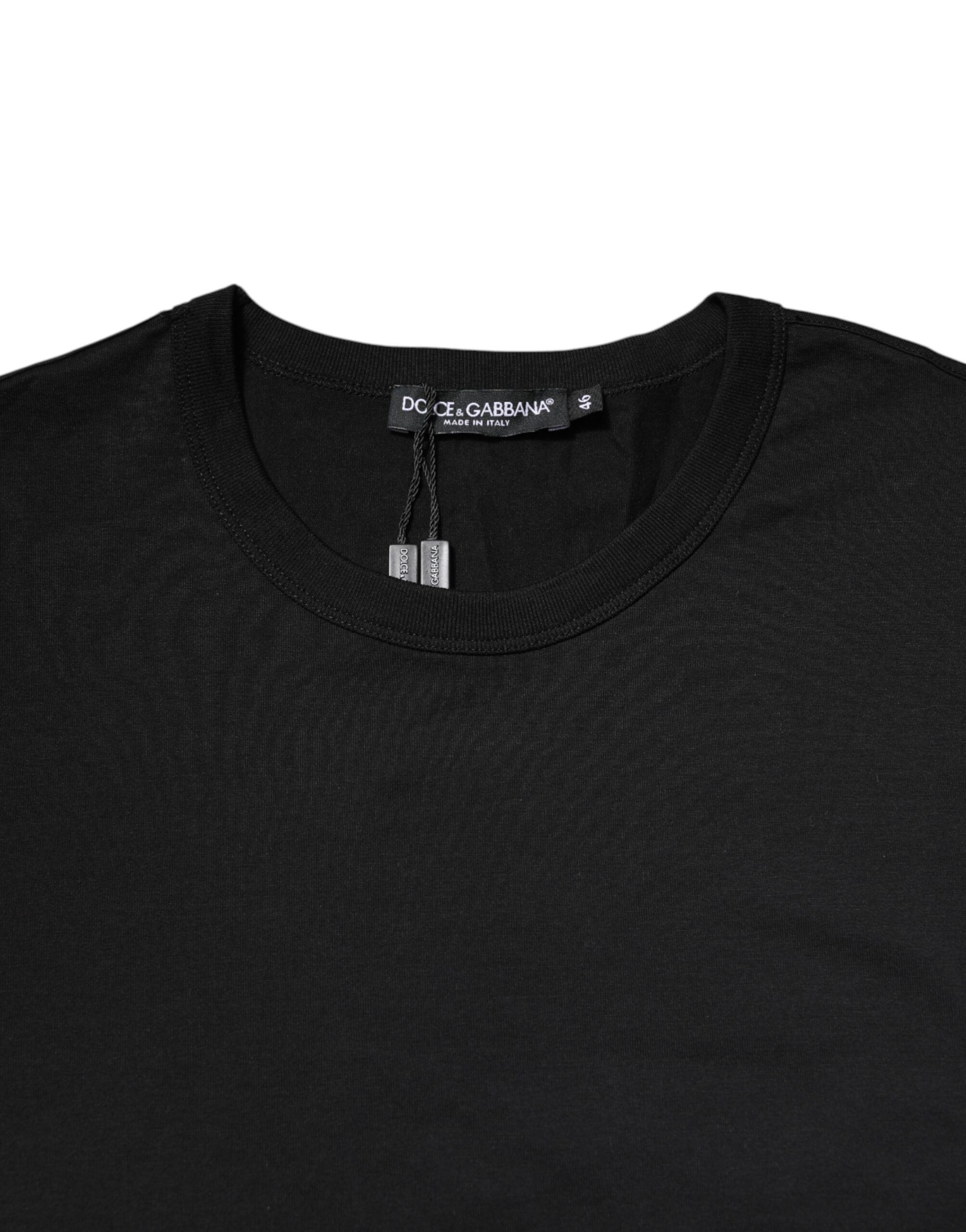 Cotton Short Sleeves Round Neck Men's T-shirt - Dolce & Gabbana - Modalova