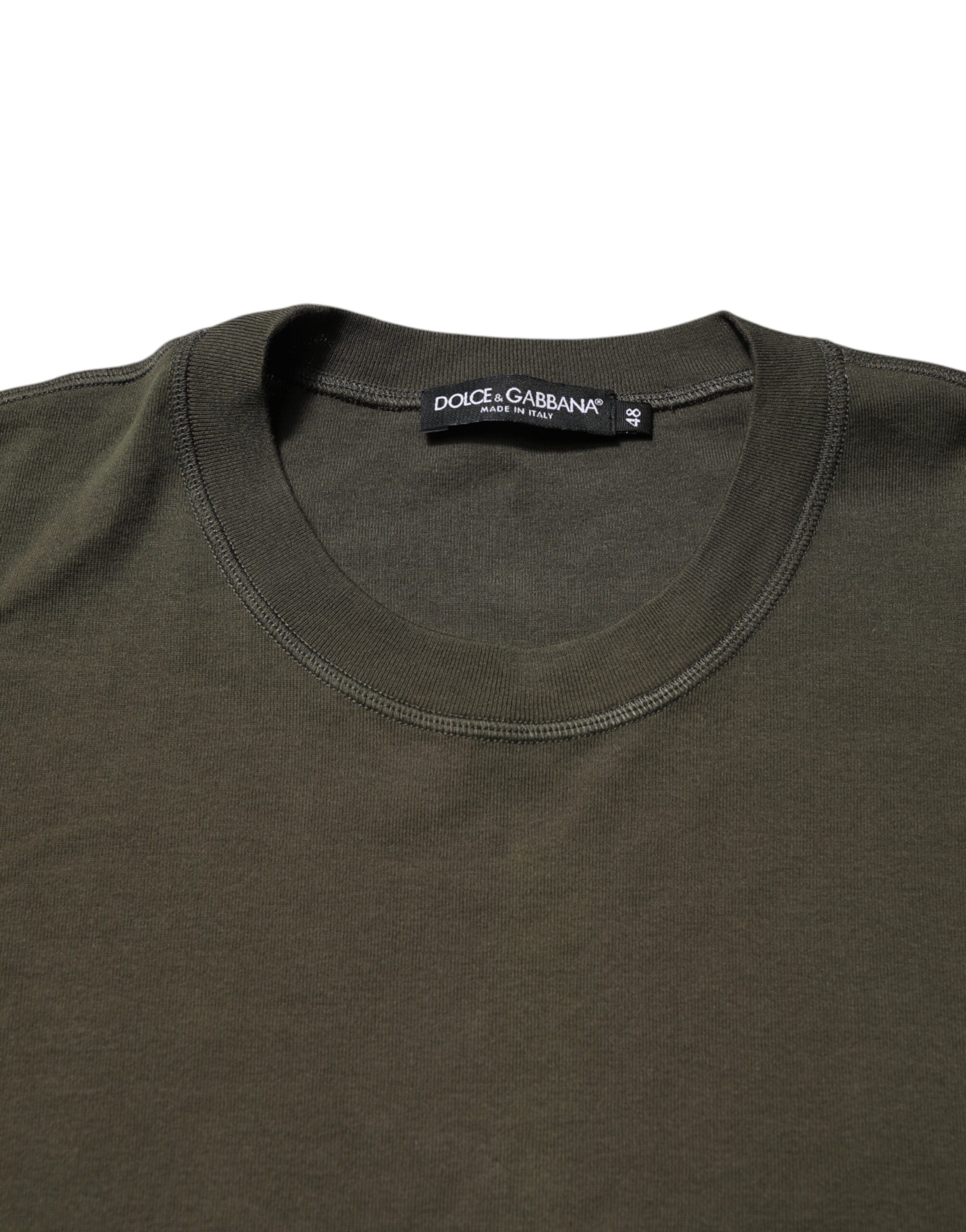 Long Sleeves Crew Neck Men's T-shirt - Dolce & Gabbana - Modalova