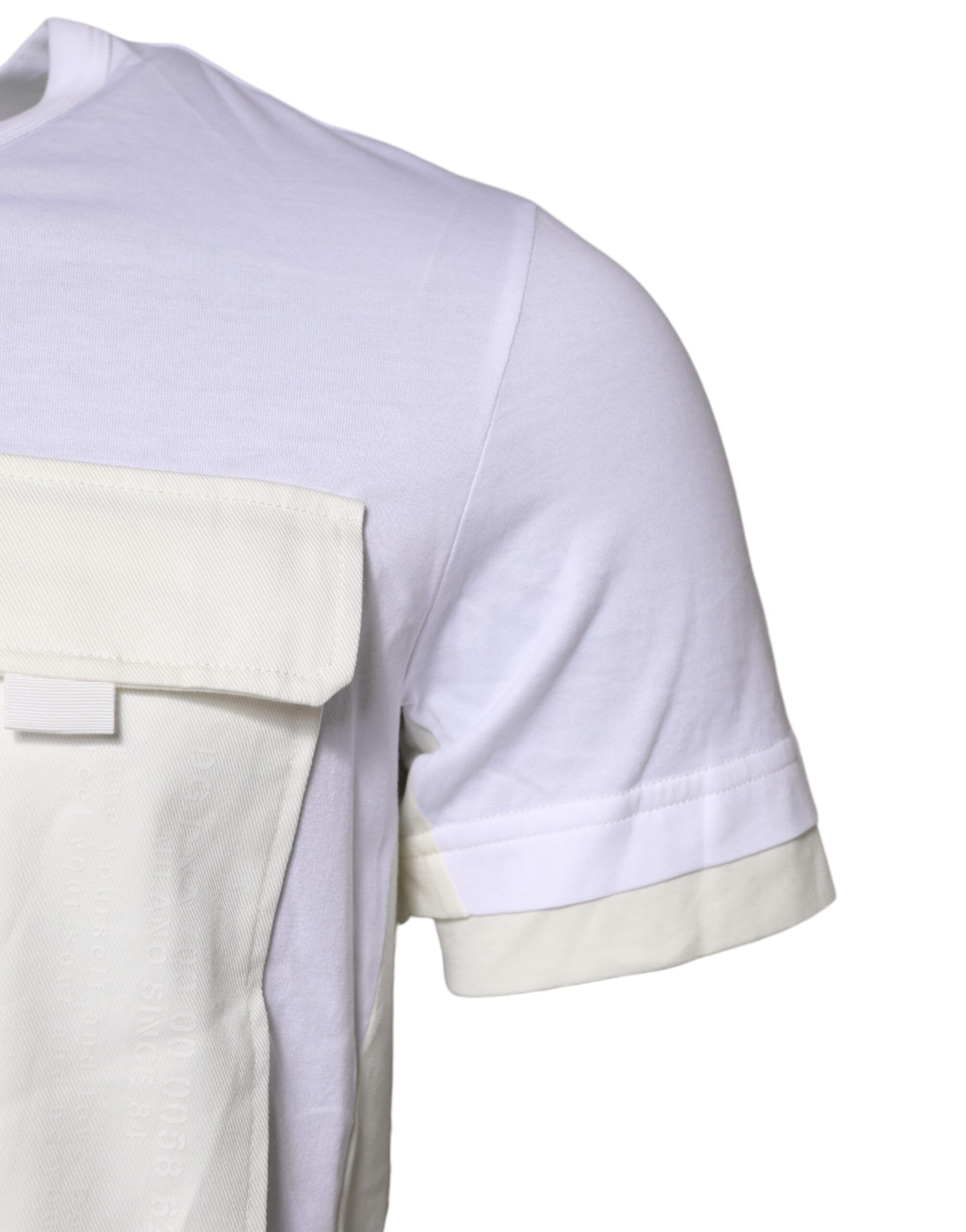 Cotton Pocket Short Sleeves Men's T-shirt - Dolce & Gabbana - Modalova
