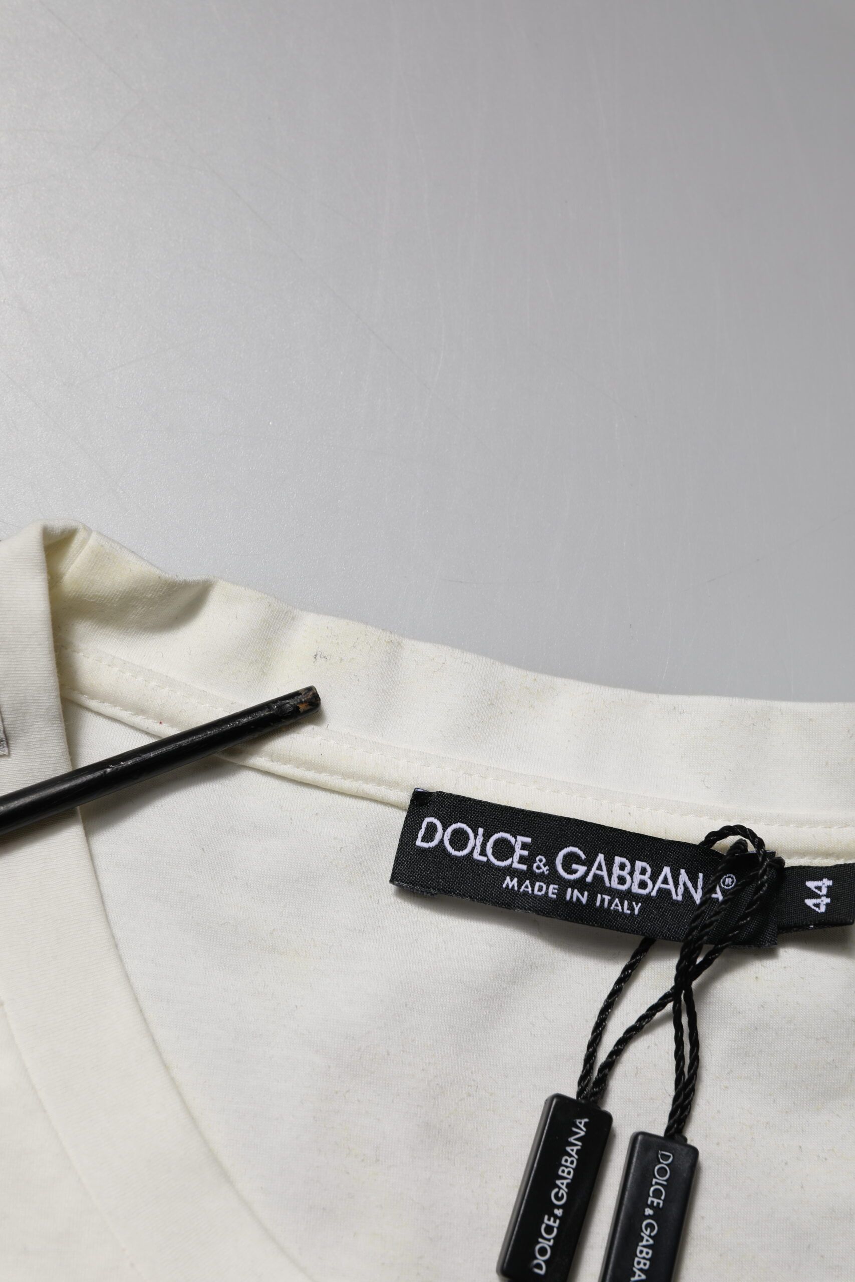 Cotton Logo Bandana Print Men's T-shirt (Pre-Owned) - Dolce & Gabbana - Modalova