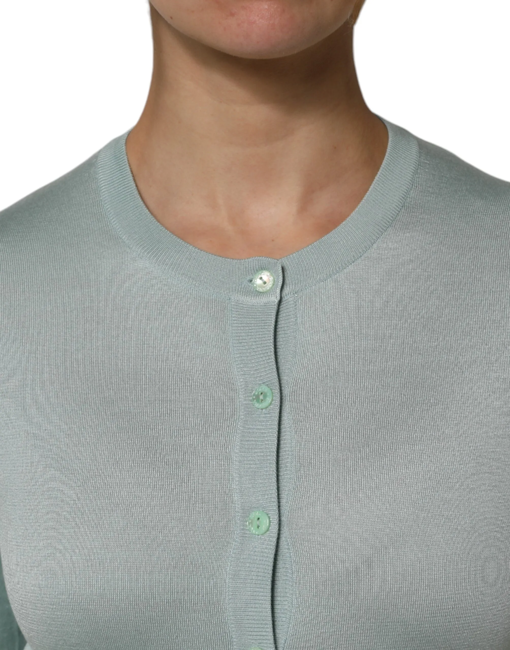 Light Silk Button Down Cardigan Women's Sweater - Dolce & Gabbana - Modalova