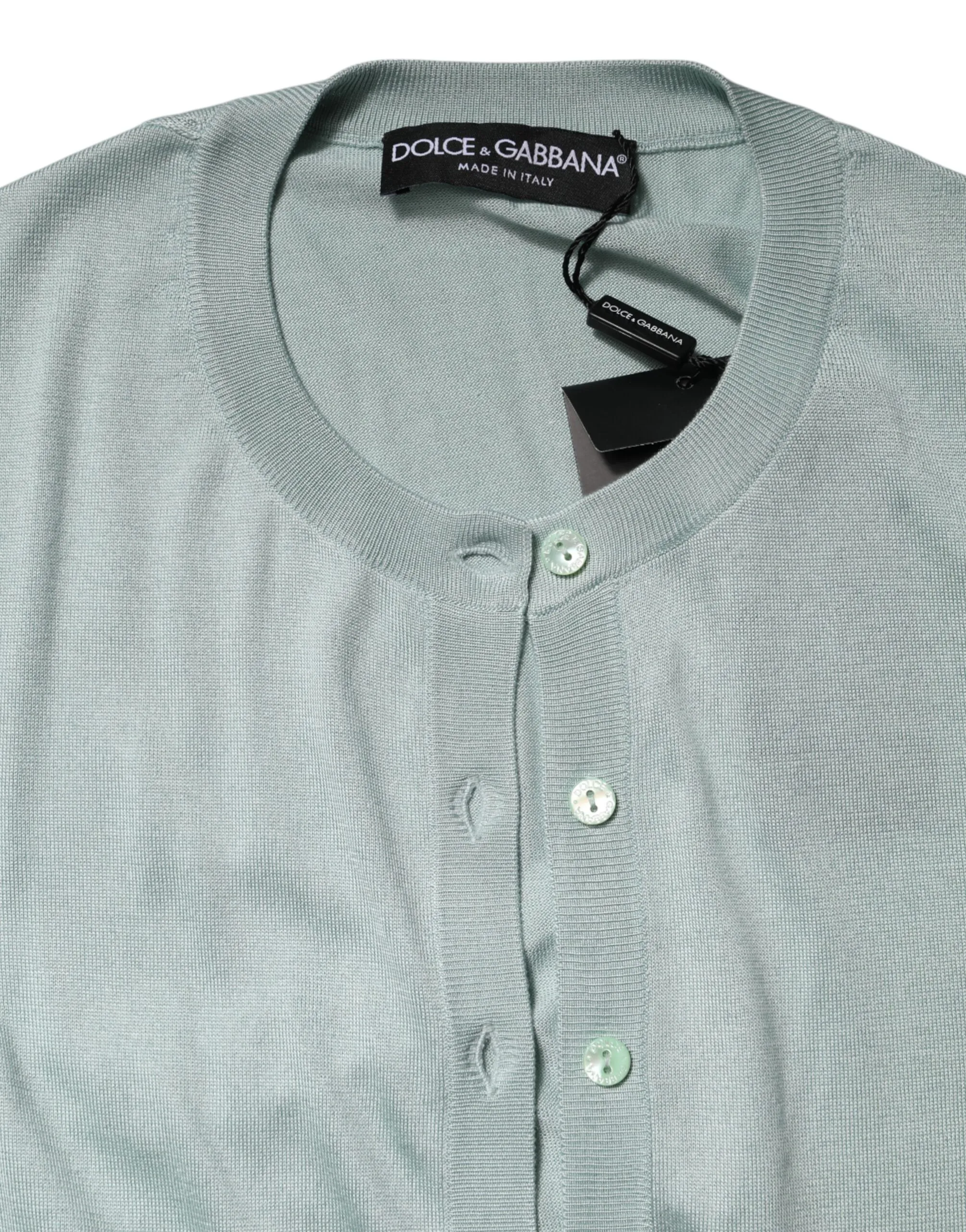 Light Silk Button Down Cardigan Women's Sweater - Dolce & Gabbana - Modalova
