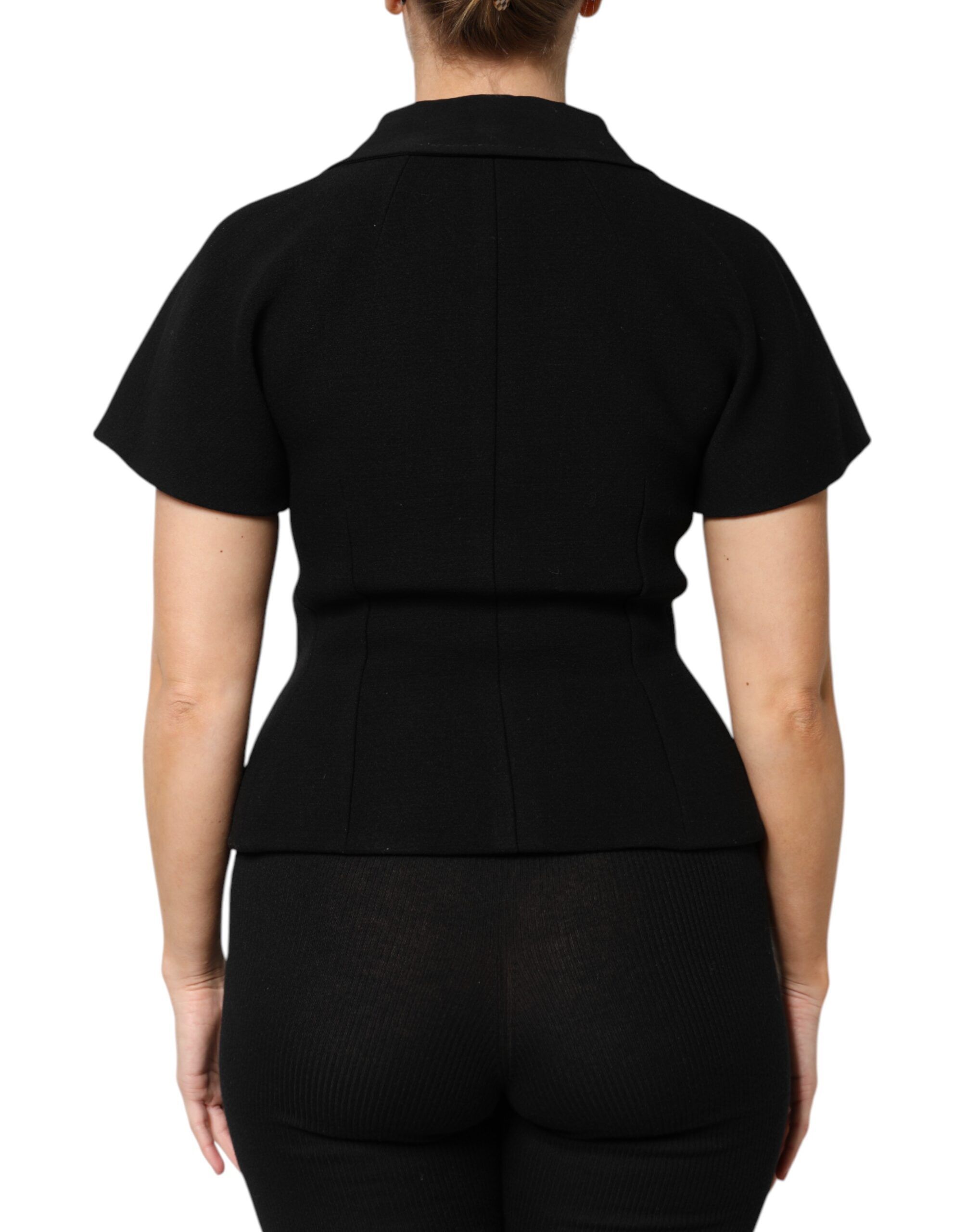 Wool Double Breasted Coat Women's Jacket - Dolce & Gabbana - Modalova