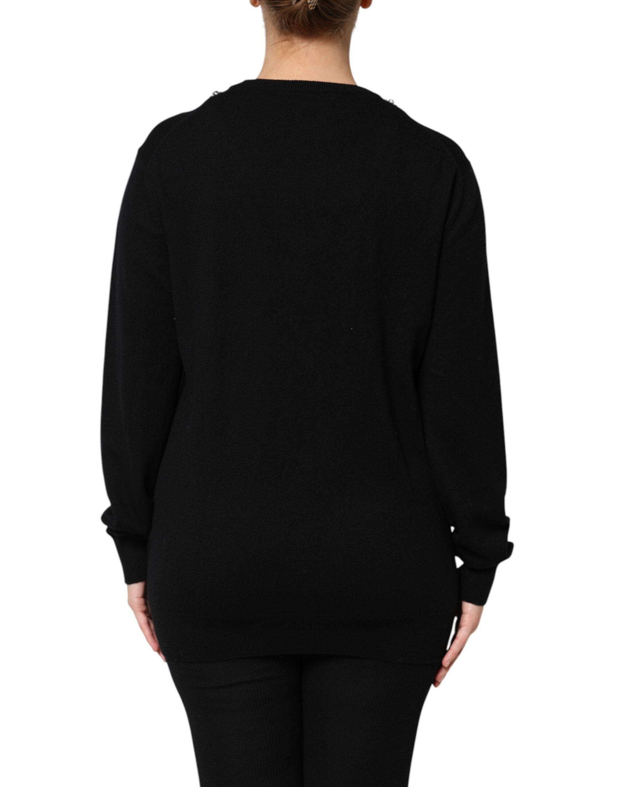 Cashmere Crystal Embellished Women's Sweater - Dolce & Gabbana - Modalova