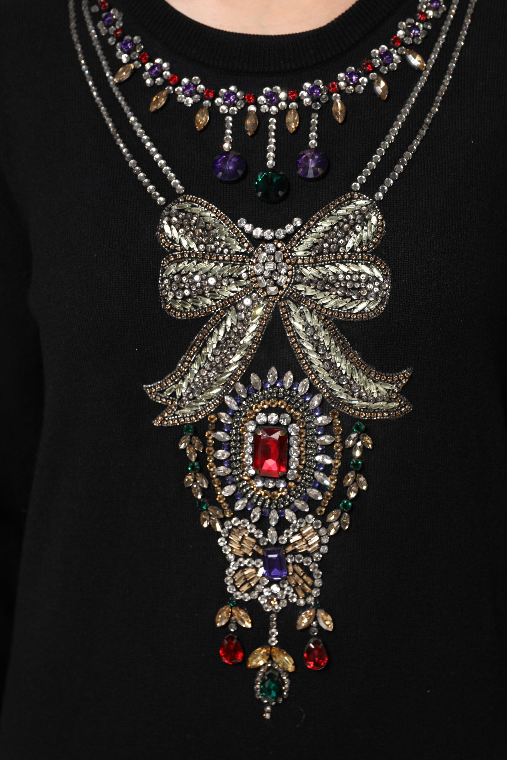 Cashmere Crystal Embellished Women's Sweater - Dolce & Gabbana - Modalova