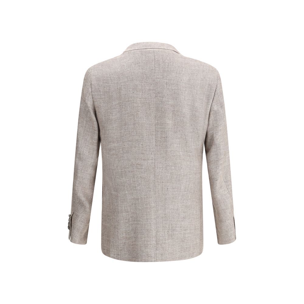 Light Linen Men's Blazer - Brunello Cucinelli - Modalova