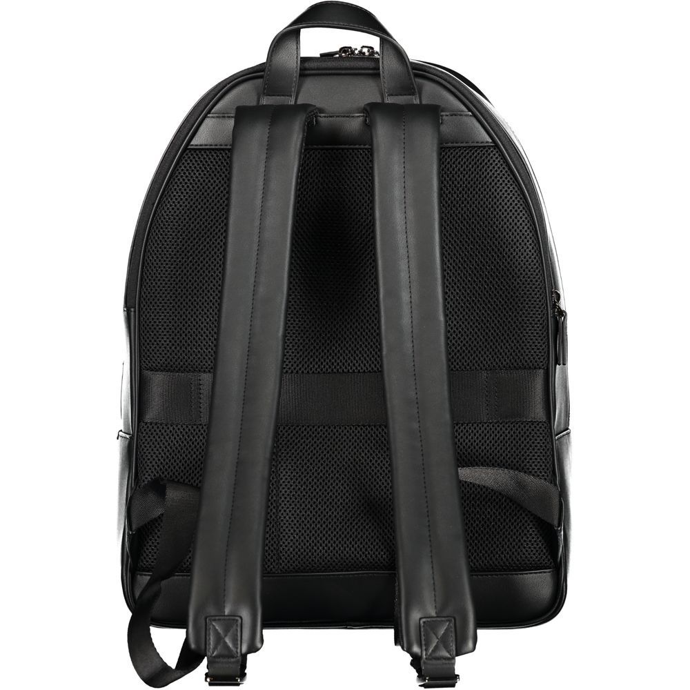 Nero Polyurethane Men Men's Backpack - Tommy Hilfiger - Modalova