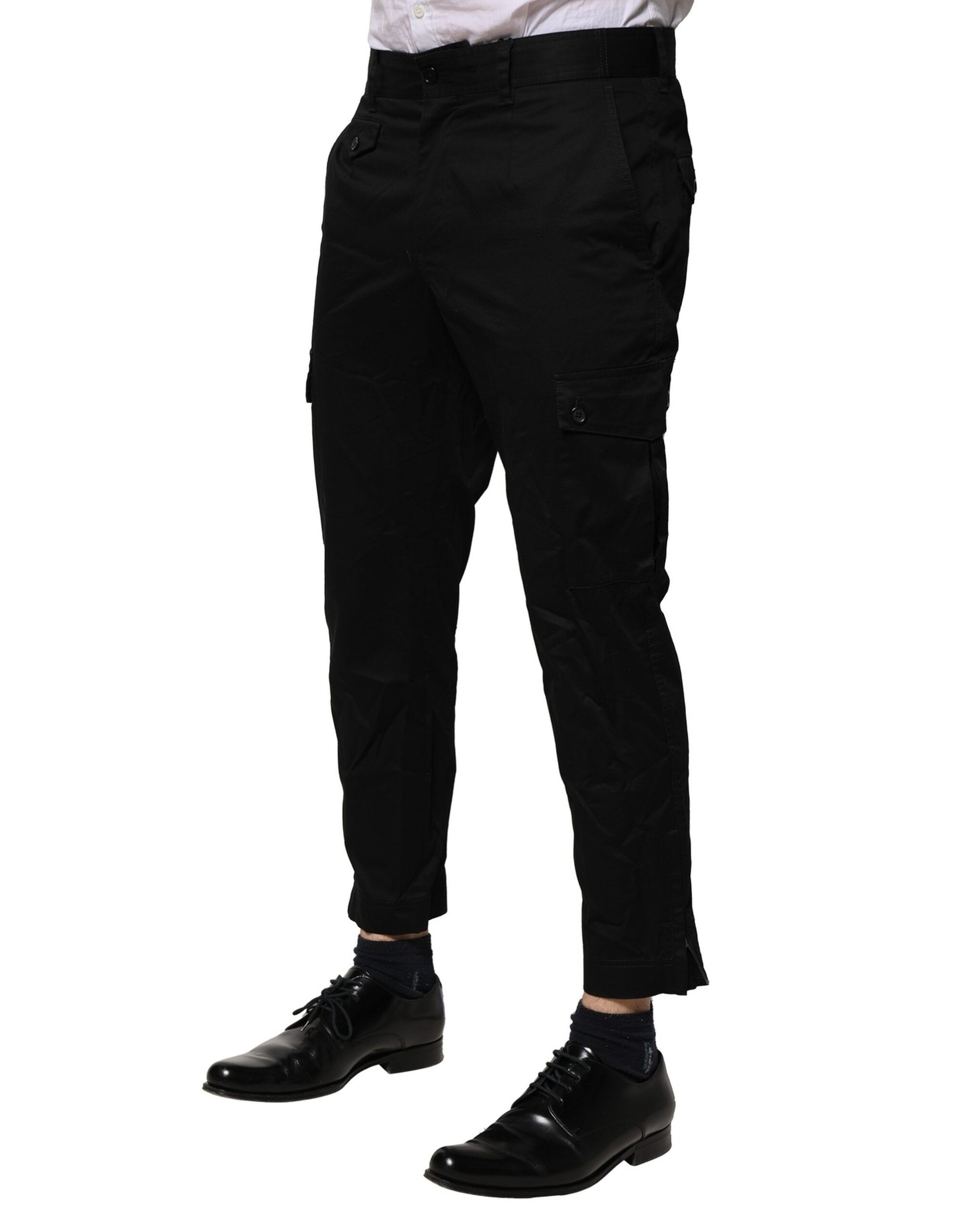 Cotton Dress Slim Formal Men's Pants - Dolce & Gabbana - Modalova