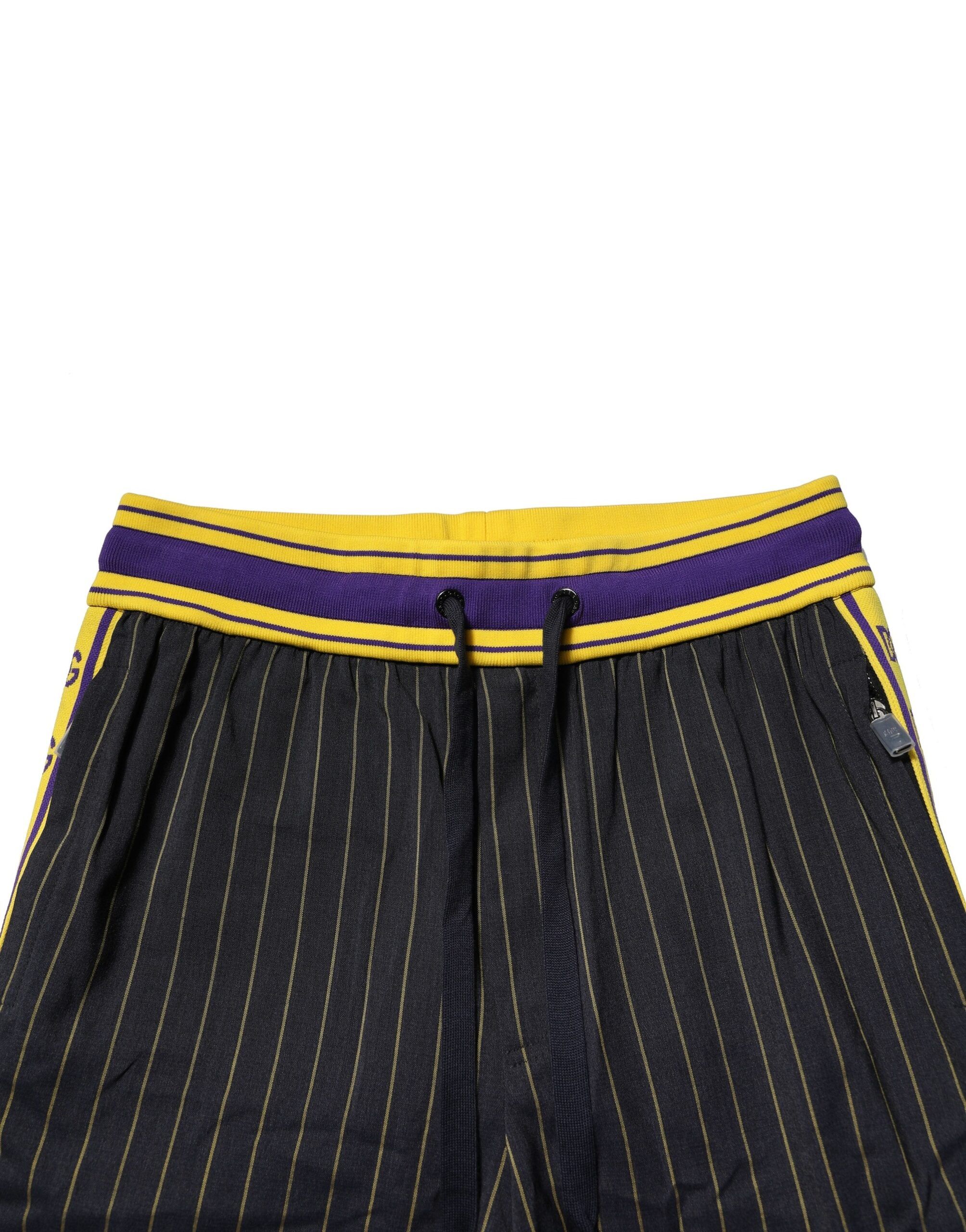 Stripes Wool Jogger Men's Pants - Dolce & Gabbana - Modalova