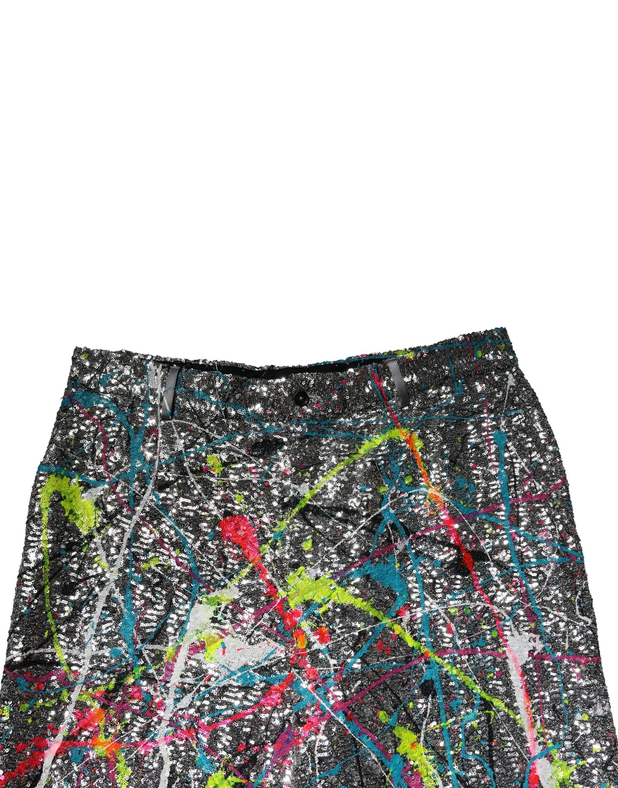 Sequined Embellished Men's Pants - Dolce & Gabbana - Modalova