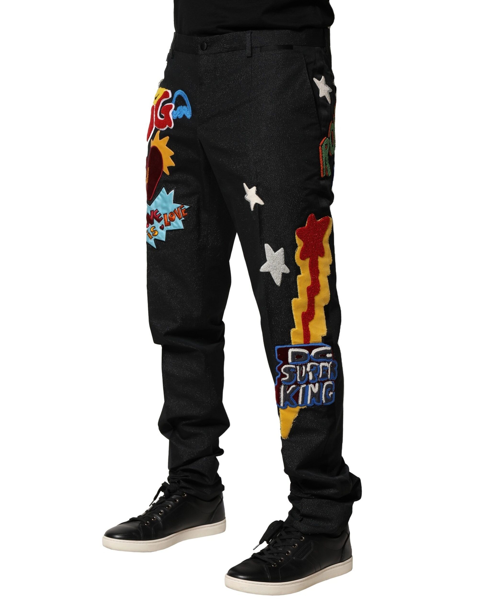 Graphic Embroidery Men Men's Pants - Dolce & Gabbana - Modalova
