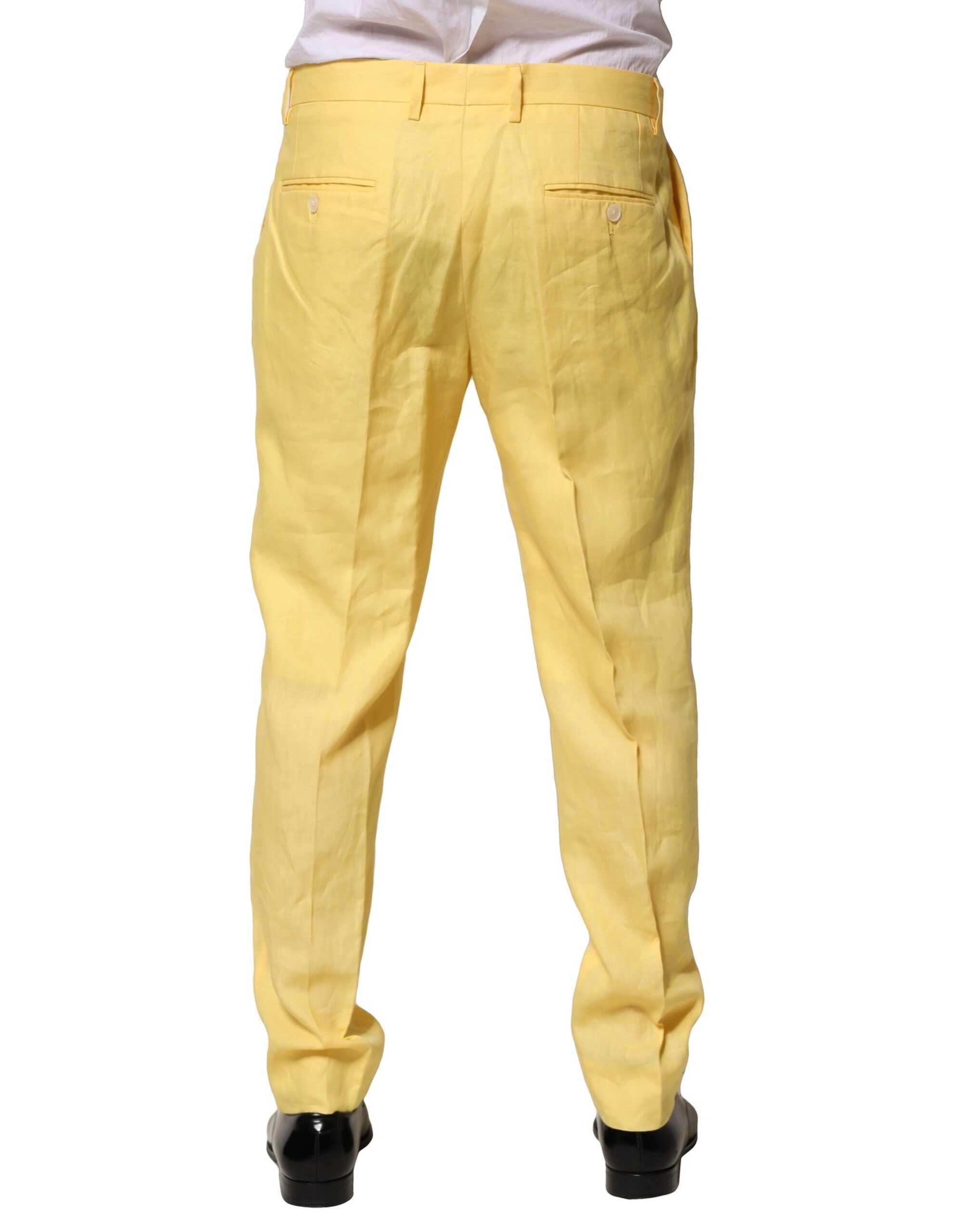 Flax Tapered Dress Men Men's Pants - Dolce & Gabbana - Modalova