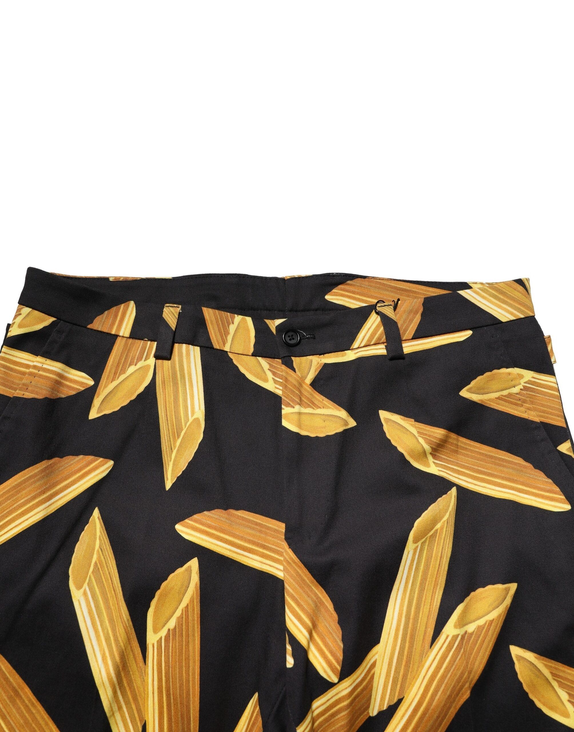 Pasta Print Tapered Men Men's Pants - Dolce & Gabbana - Modalova