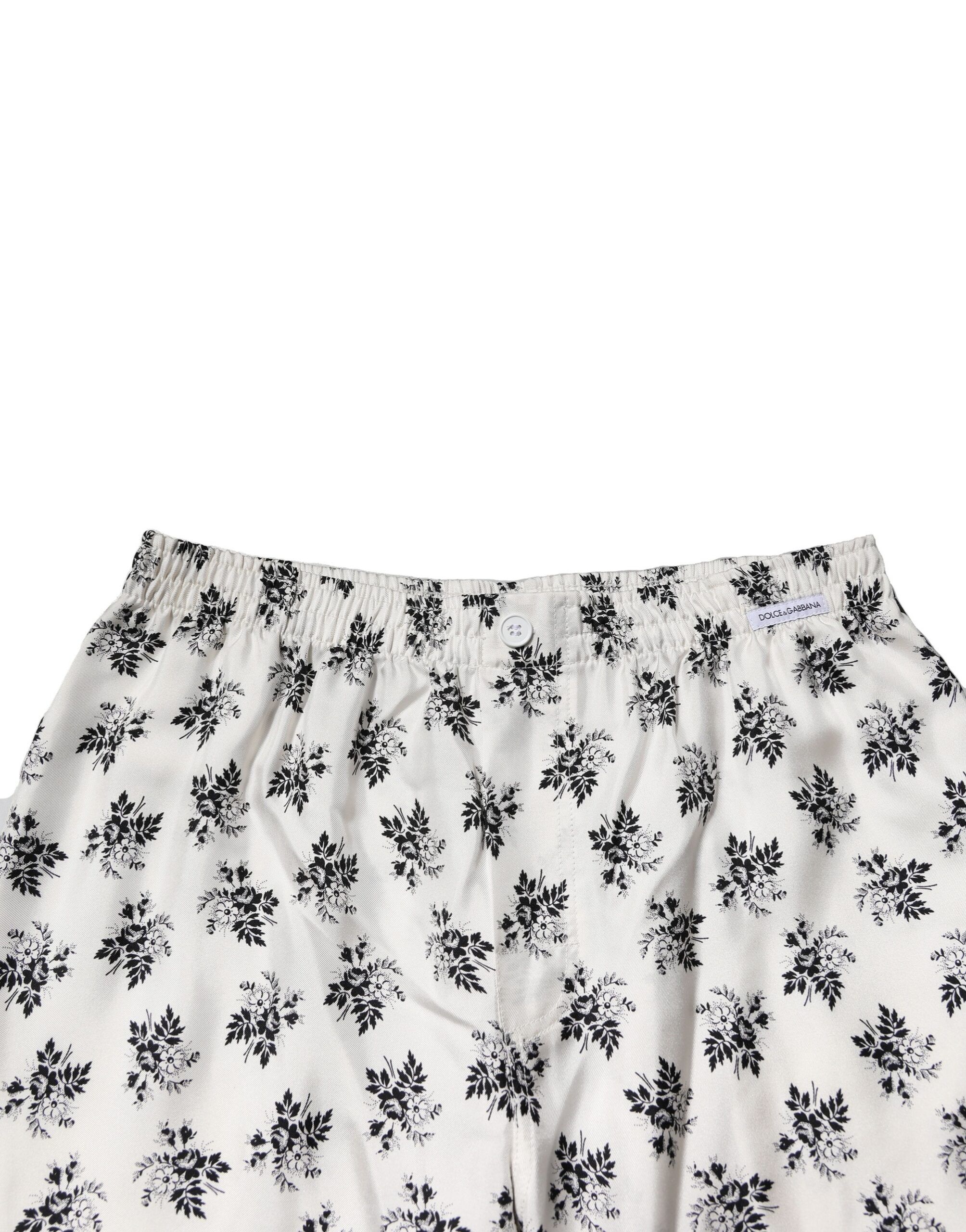 Floral Silk Casual Lounge Men's Pants - Dolce & Gabbana - Modalova