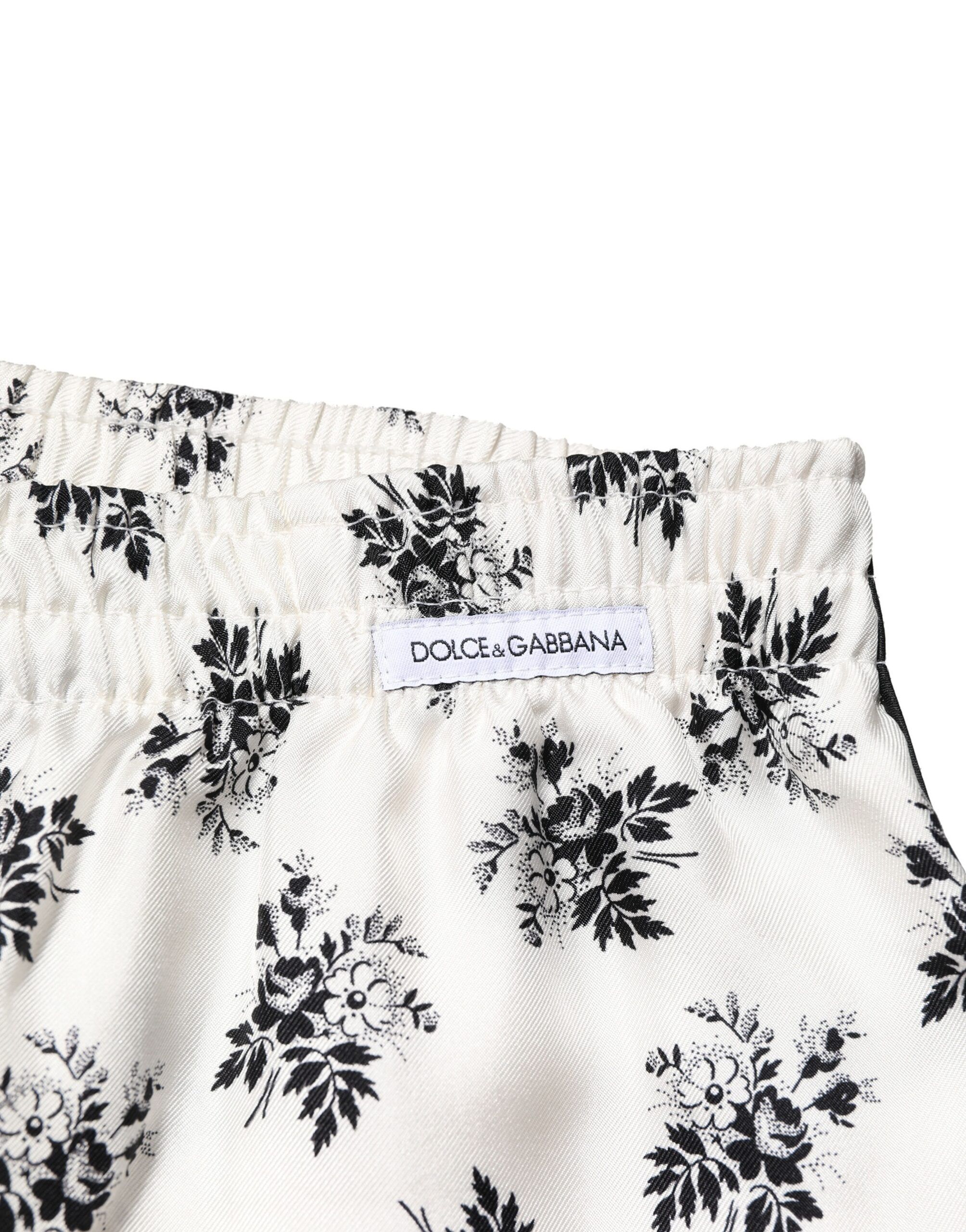 Floral Silk Casual Lounge Men's Pants - Dolce & Gabbana - Modalova