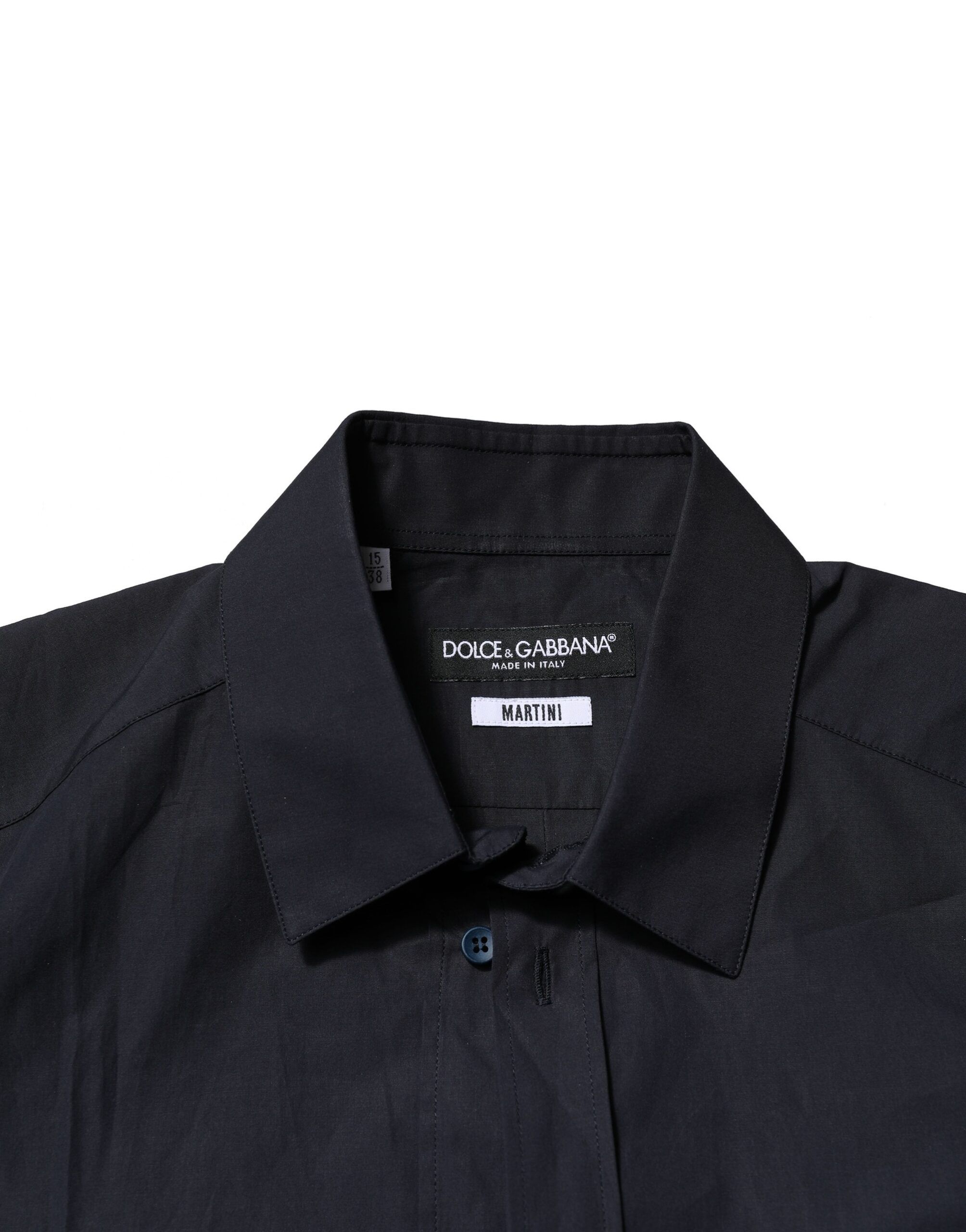 Dark MARTINI Cotton Dress Formal Men's Shirt - Dolce & Gabbana - Modalova