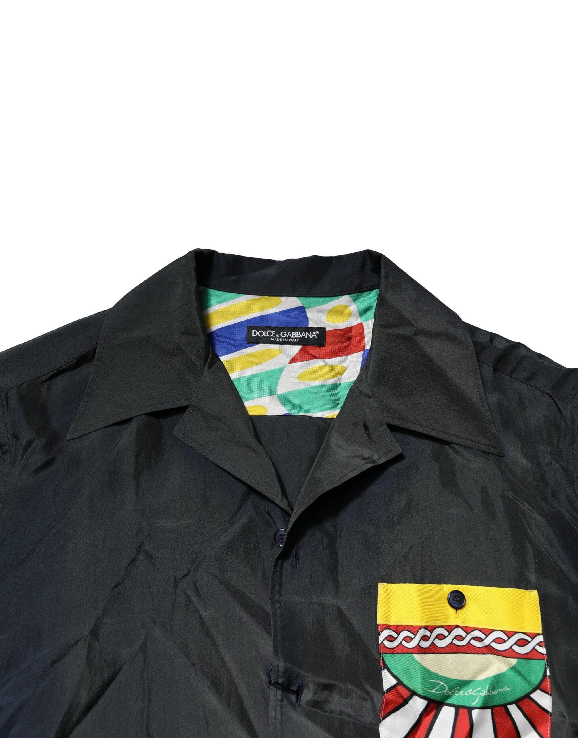 Silk Short Sleeves Men Casual Men's Shirt (Pre-Owned) - Dolce & Gabbana - Modalova