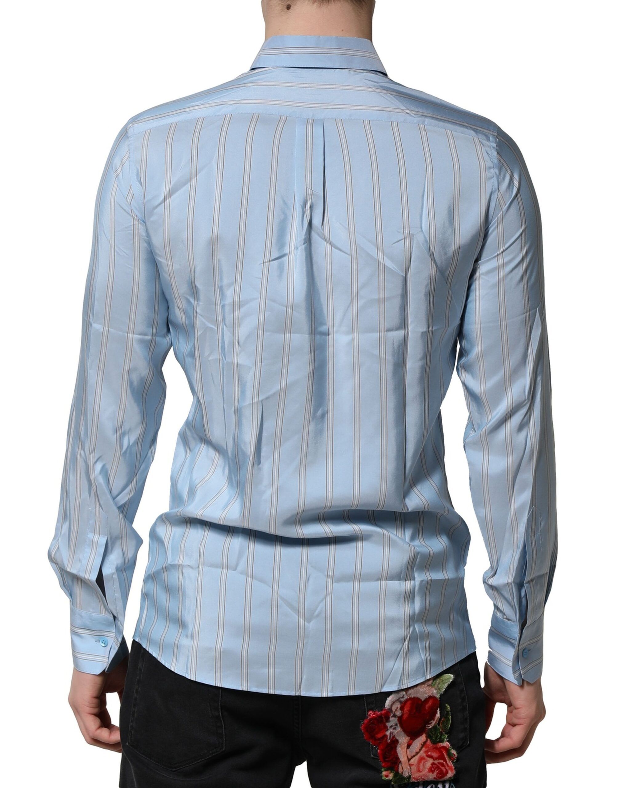 MARTINI Striped Formal Dress Men's Shirt (Pre-Owned) - Dolce & Gabbana - Modalova