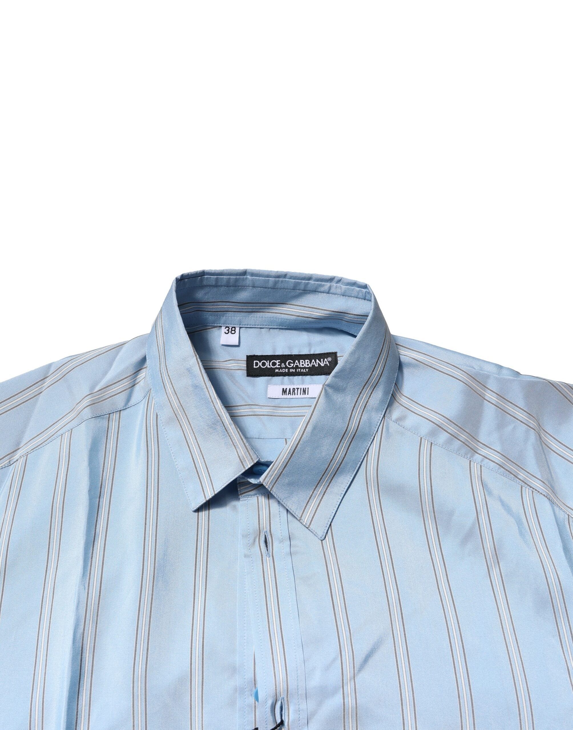 MARTINI Striped Formal Dress Men's Shirt (Pre-Owned) - Dolce & Gabbana - Modalova