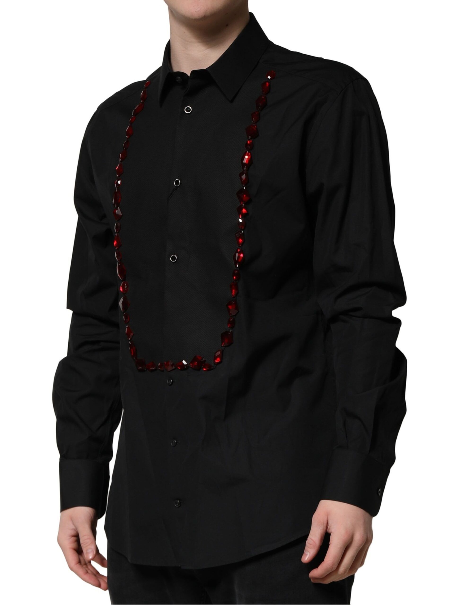 Crystal GOLD Formal Men Dress Men's Shirt - Dolce & Gabbana - Modalova