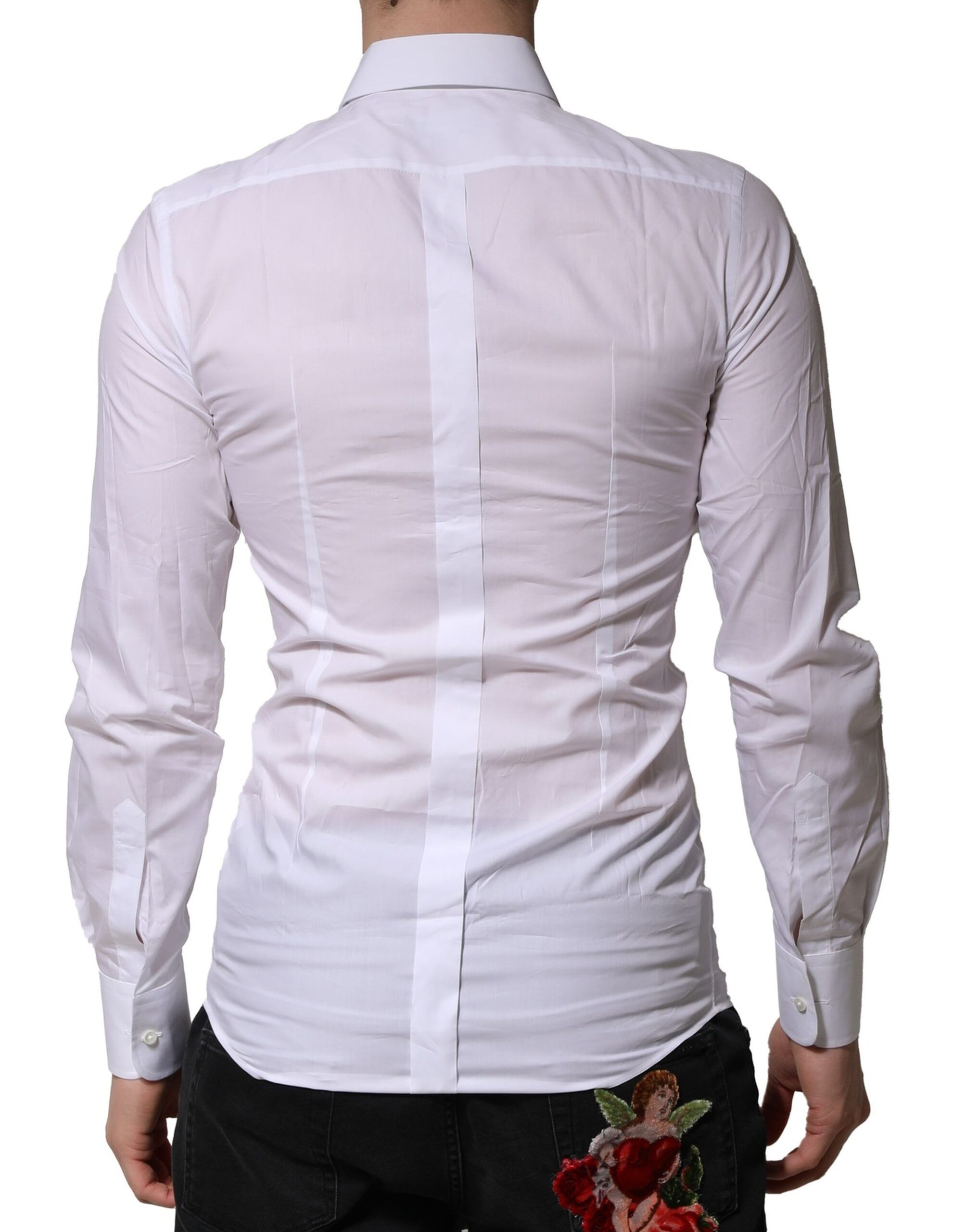 GOLD Embellished Formal Men Dress Men's Shirt (Pre-Owned) - Dolce & Gabbana - Modalova