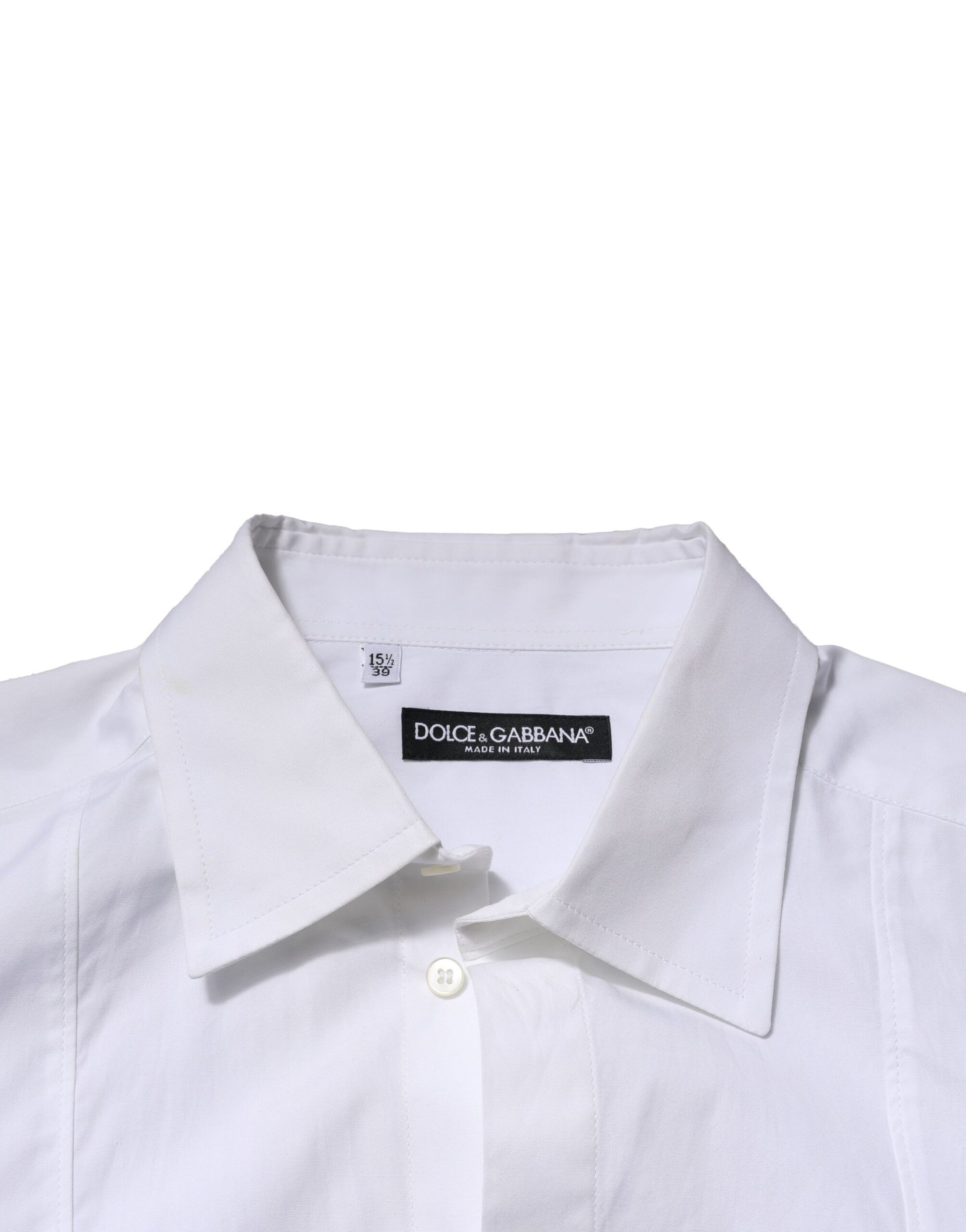 Poplin Cotton Formal Men Dress Men's Shirt - Dolce & Gabbana - Modalova