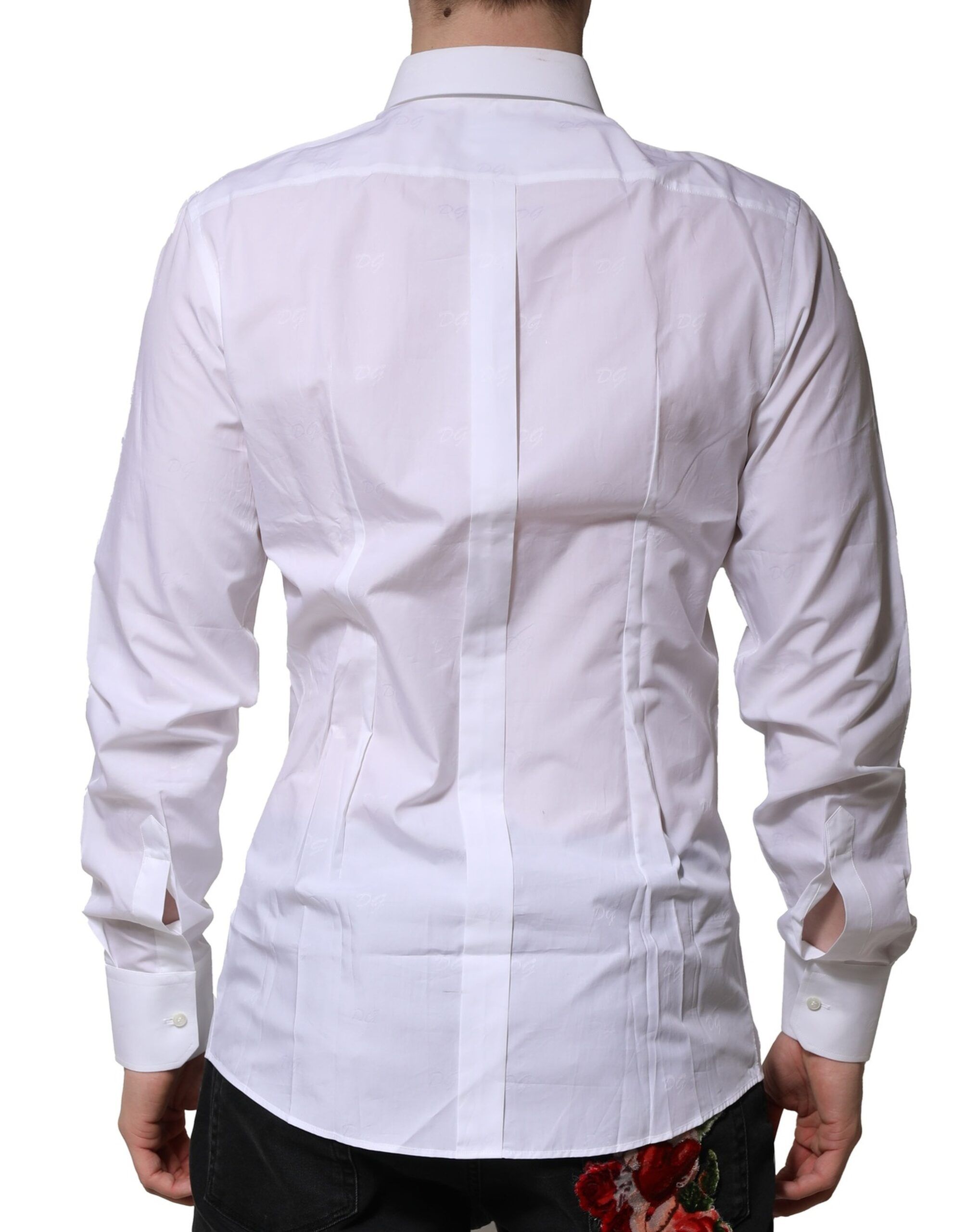 GOLD Long Sleeves Dress Formal Men's Shirt (Pre-Owned) - Dolce & Gabbana - Modalova