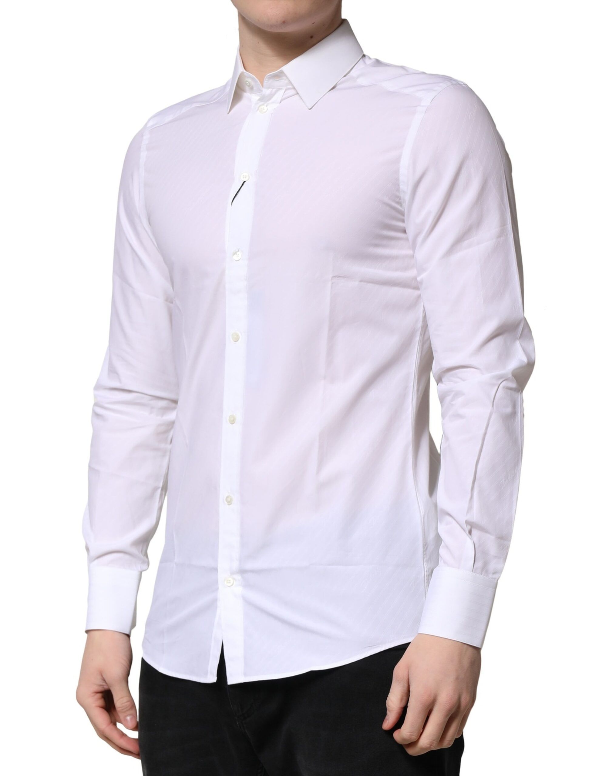 MARTINI Long Sleeves Dress Formal Men's Shirt - Dolce & Gabbana - Modalova