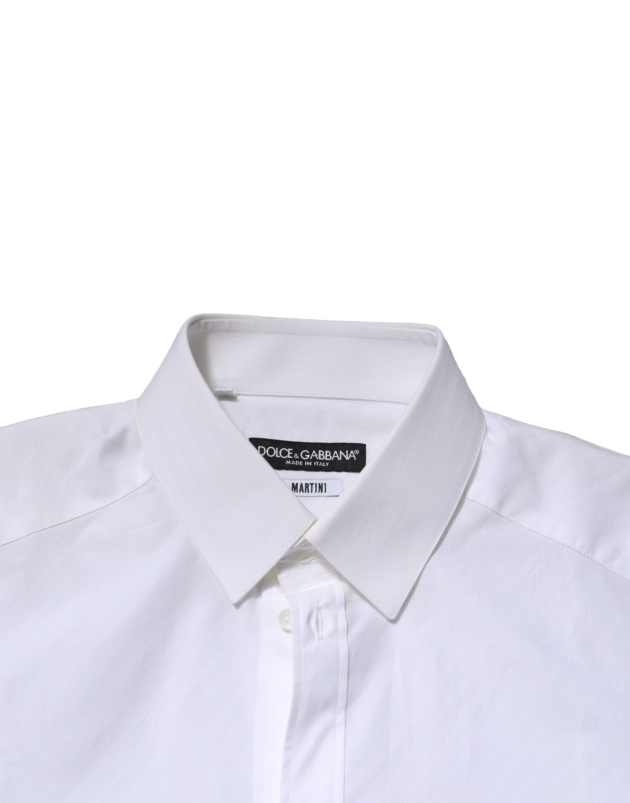 MARTINI Long Sleeves Dress Formal Men's Shirt - Dolce & Gabbana - Modalova