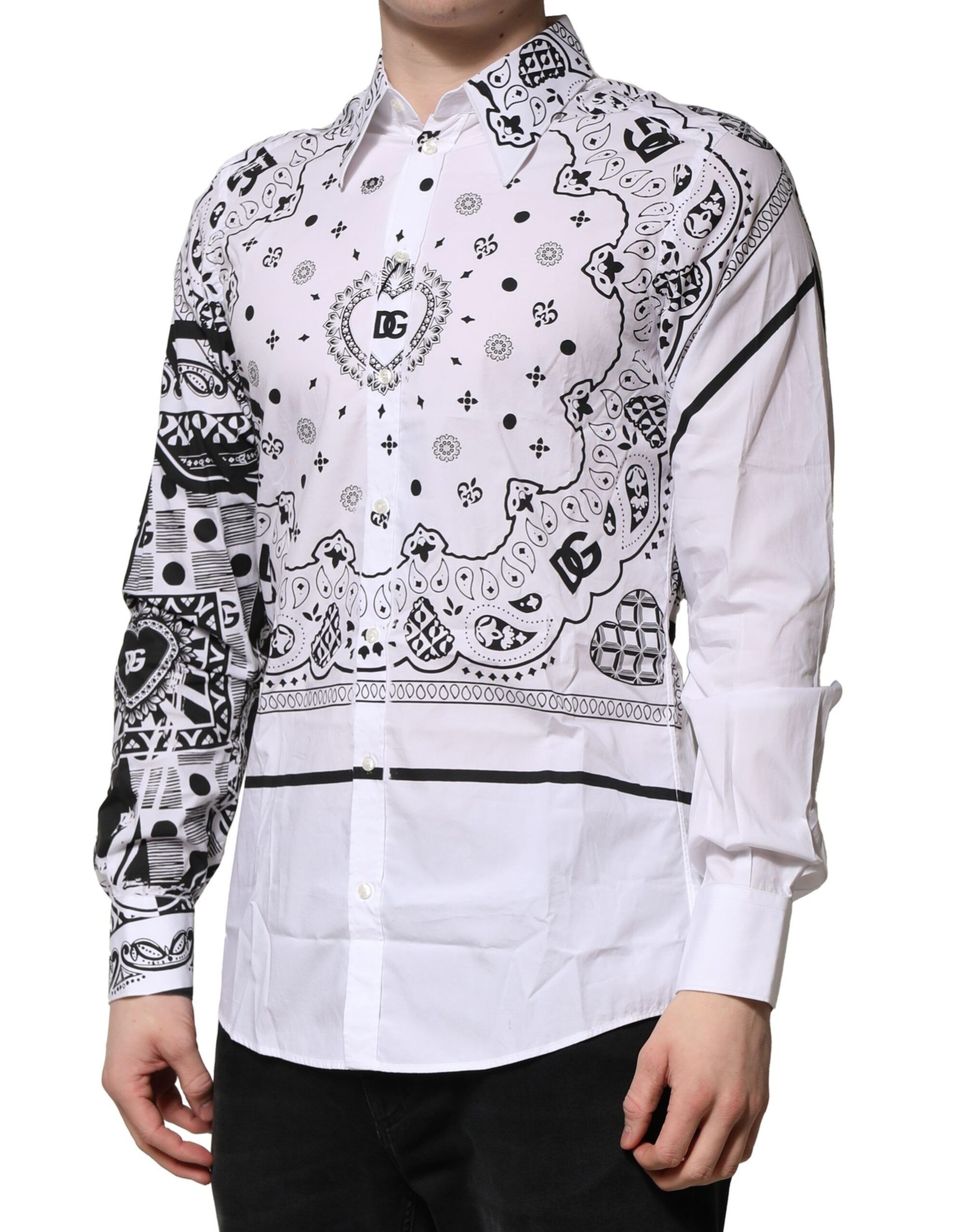 MARTINI Bandana Print Formal Men's Shirt (Pre-Owned) - Dolce & Gabbana - Modalova